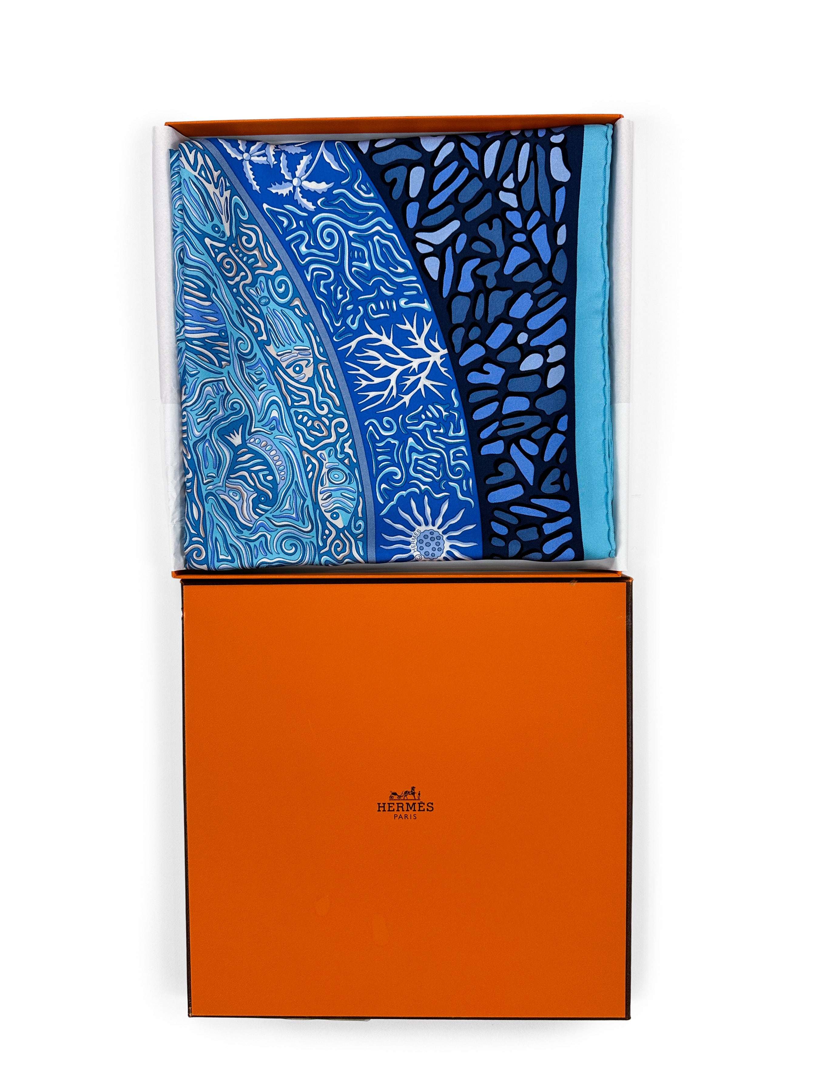 Hermès La Légende du Poisson Corail 90