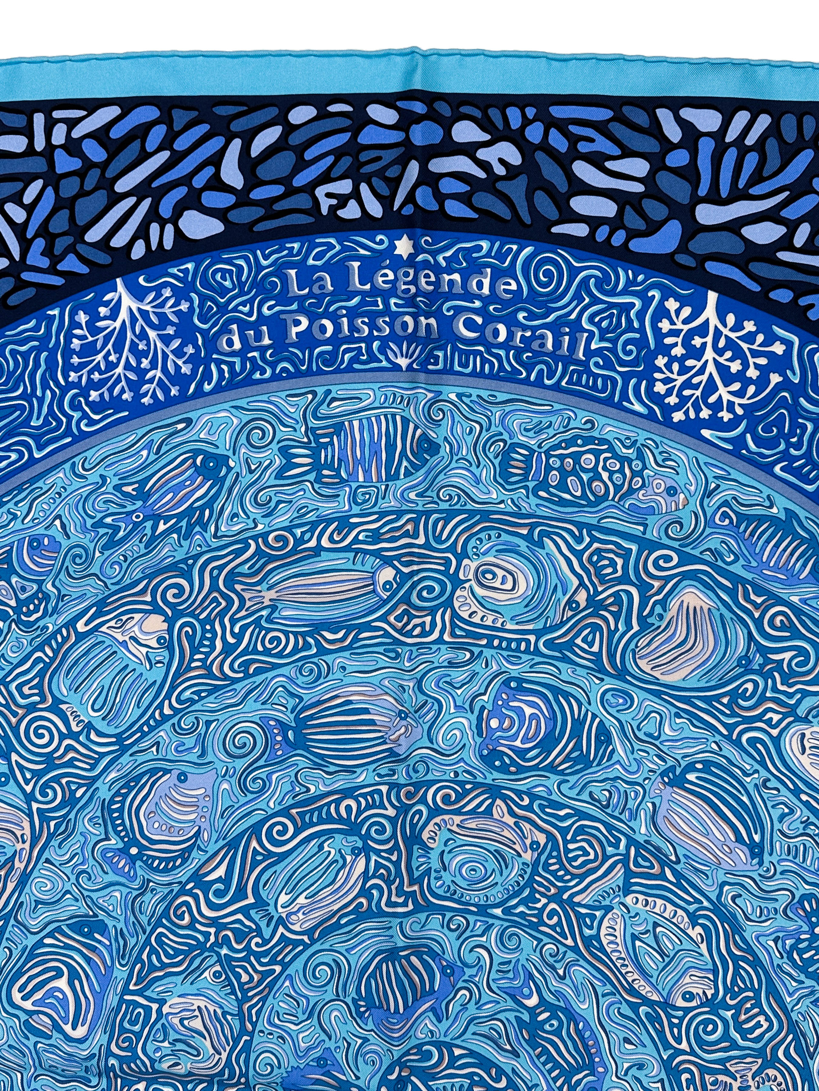 Hermès La Légende du Poisson Corail 90