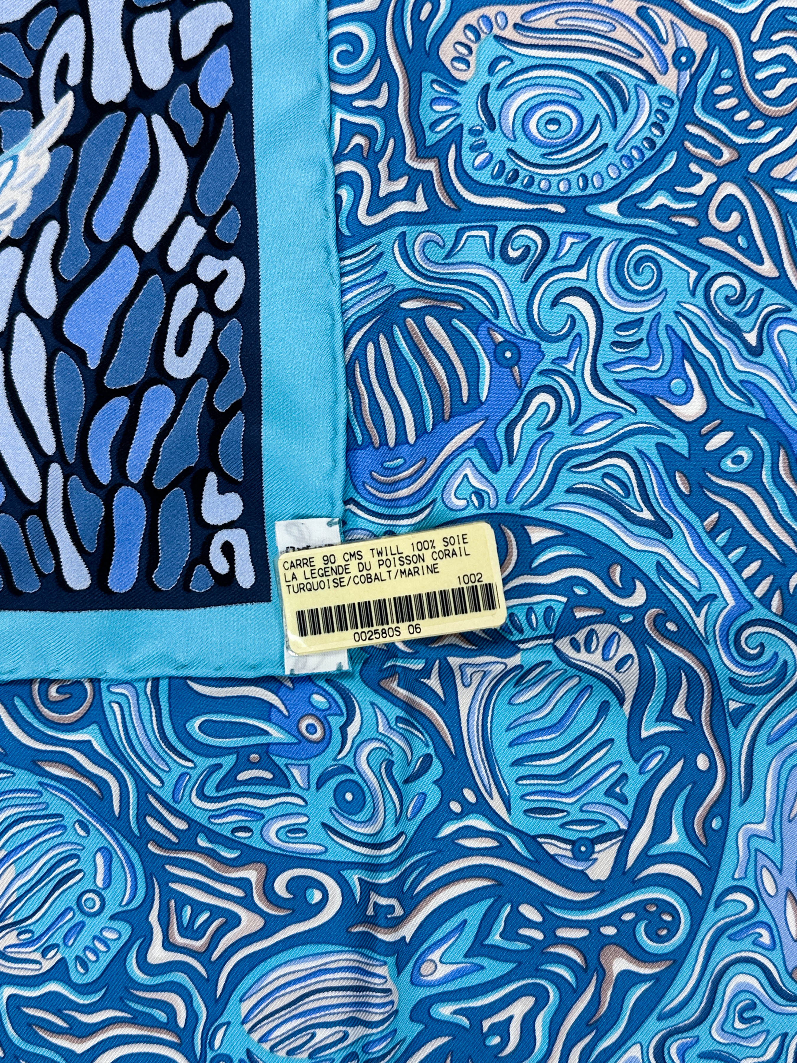 Hermès La Légende du Poisson Corail 90