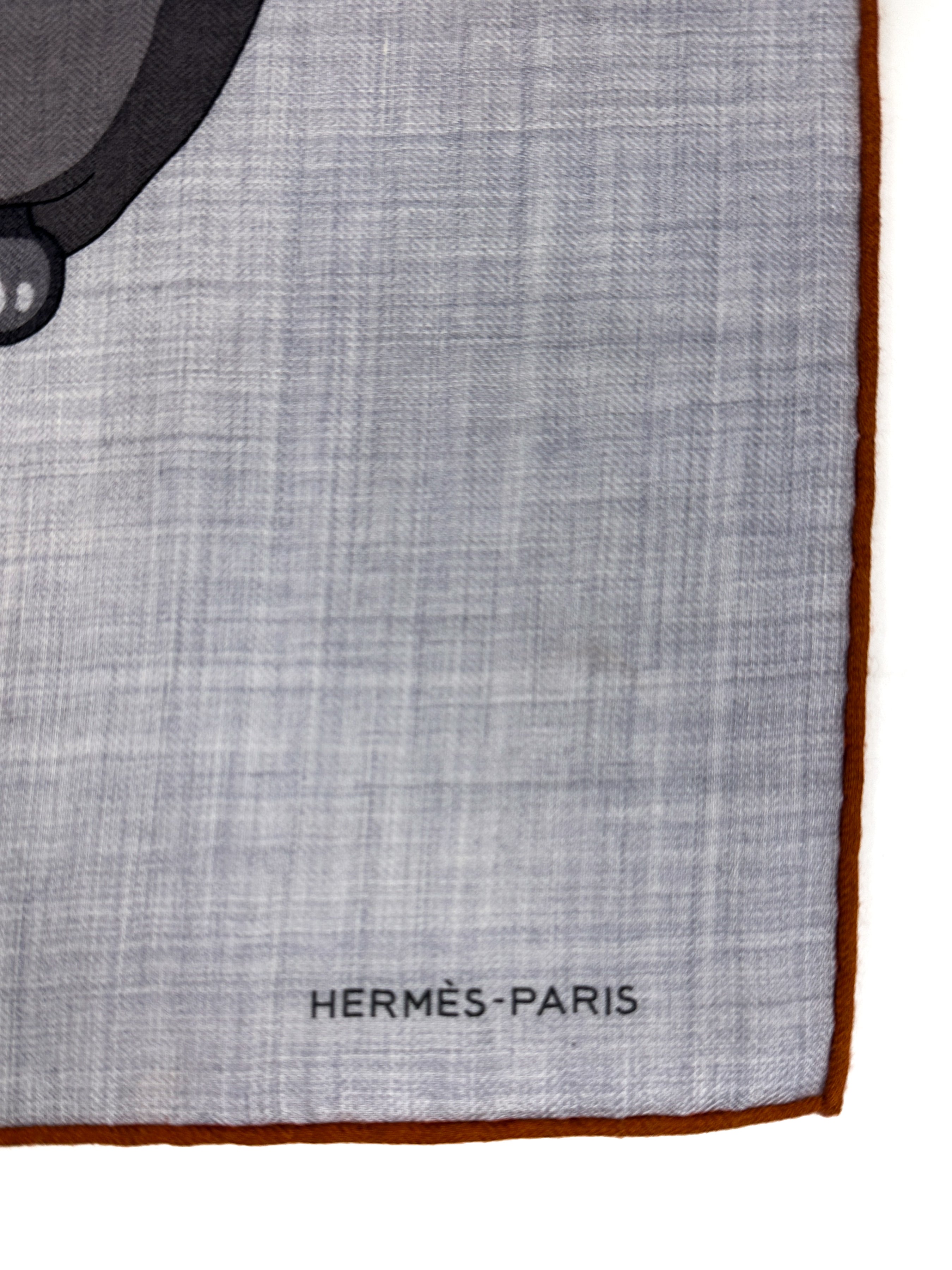 Hermès Cheval Heavy Metal Cashmere Silk 100