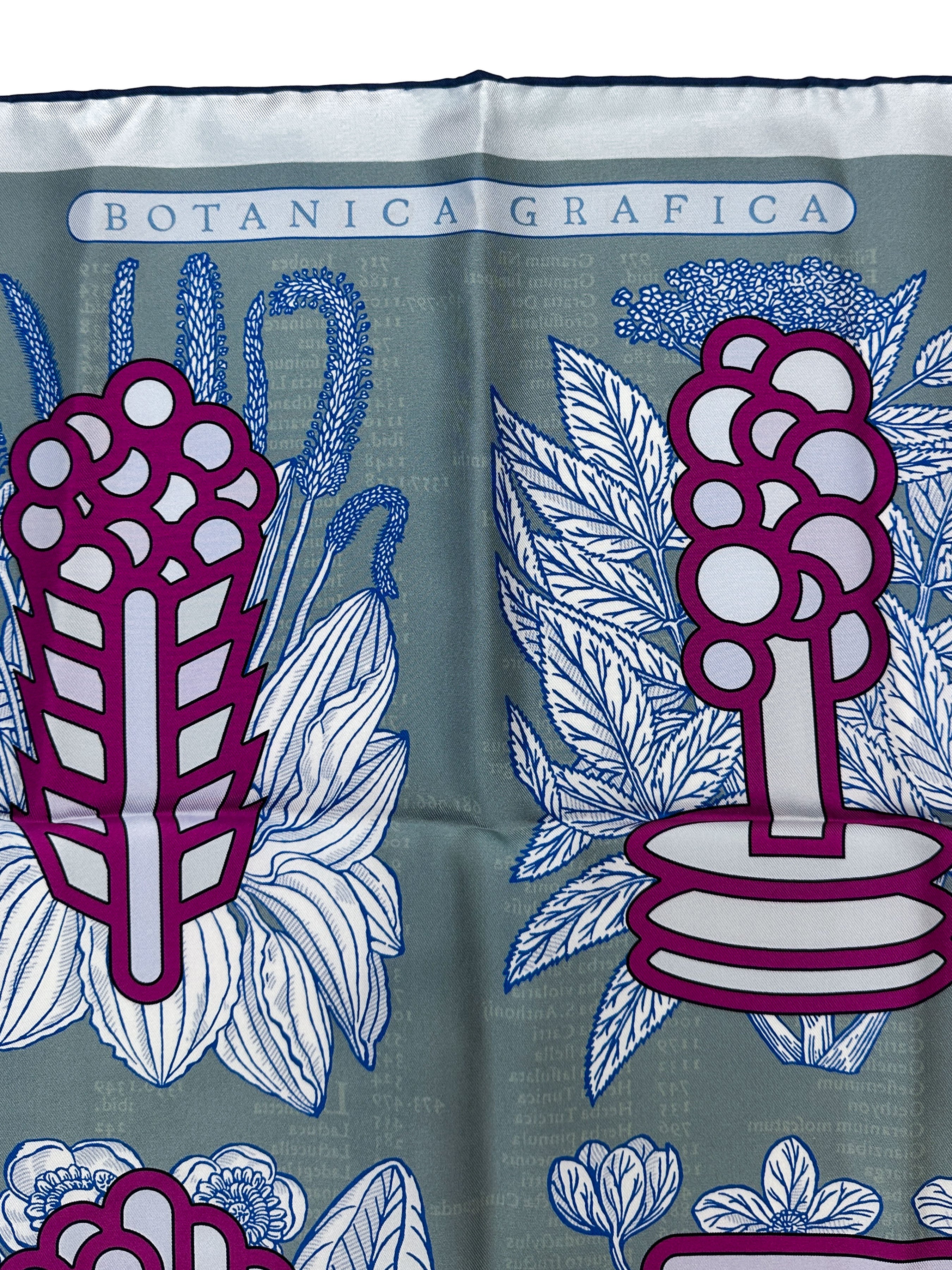 Hermès Botanica Grafica Double Face 90