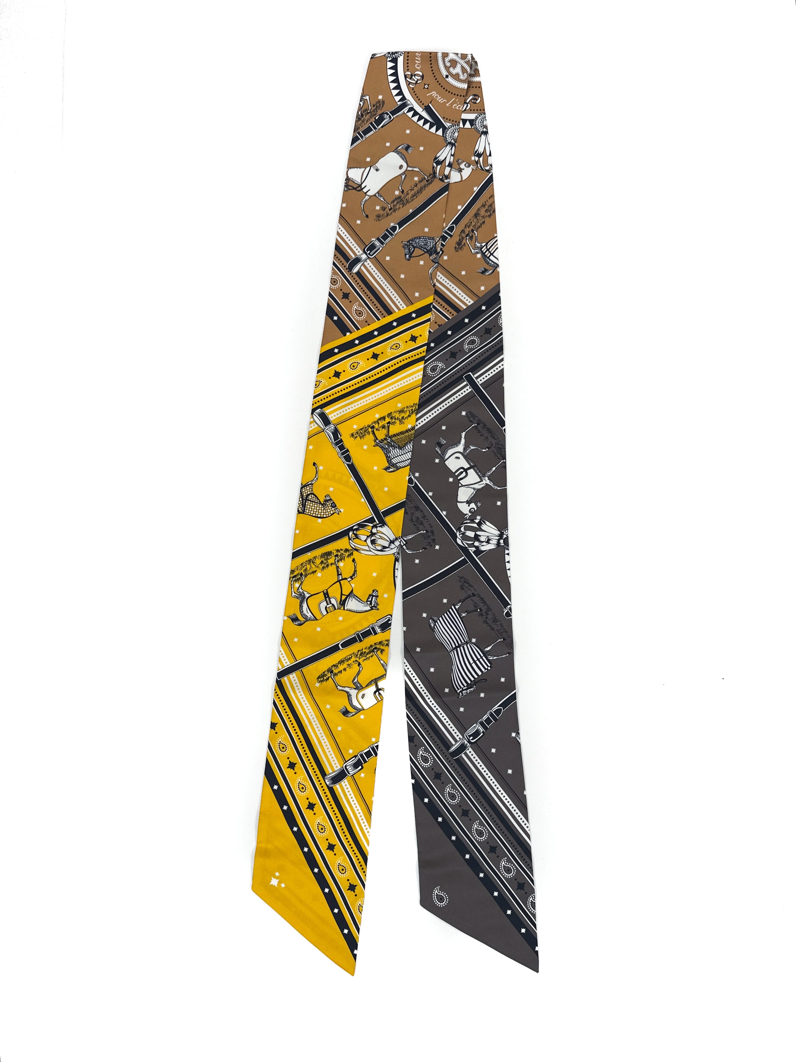 Hermès Couvertures et Tenues de Jour Bandana Maxi Twilly Slim
