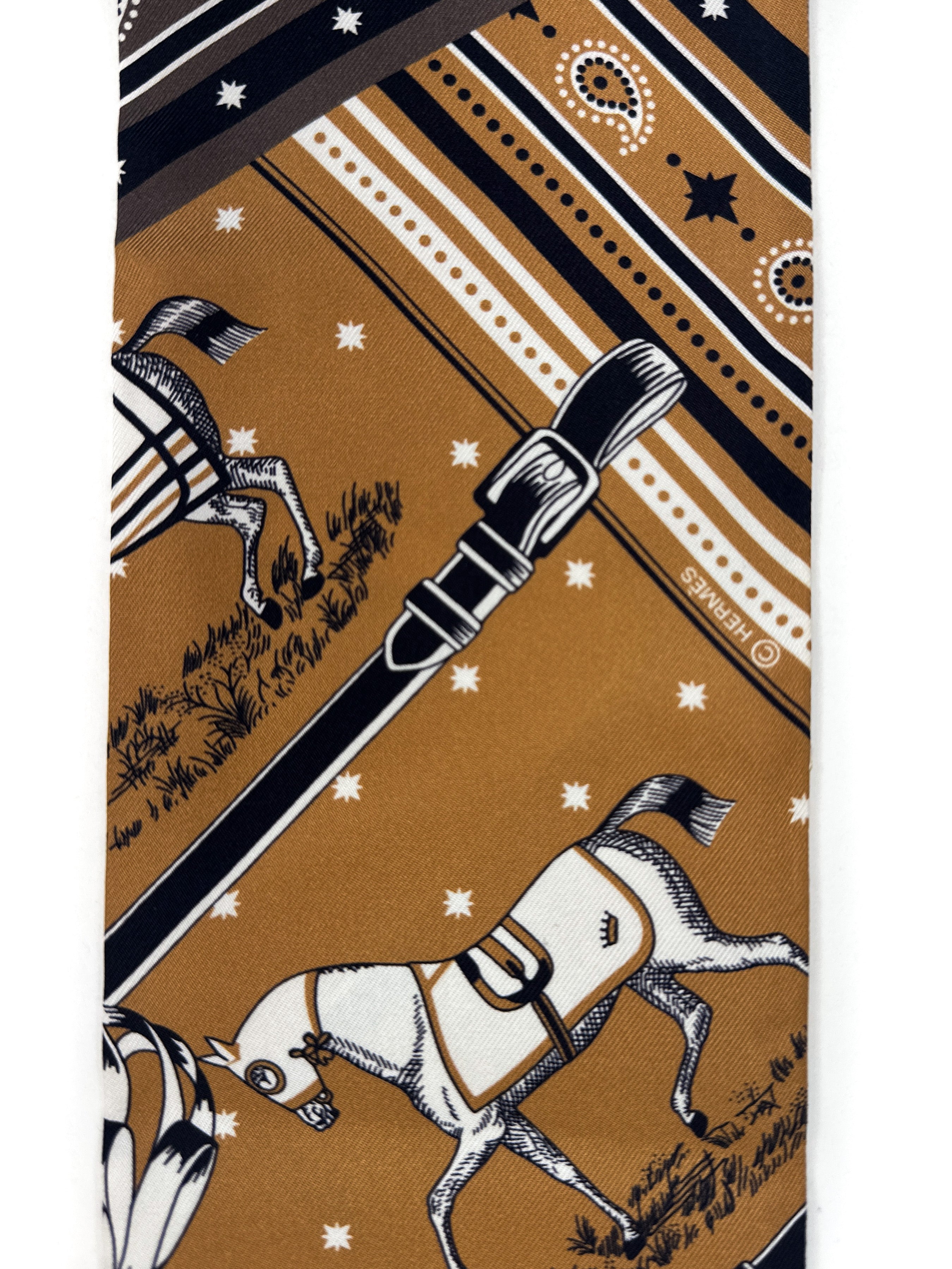 Hermès Couvertures et Tenues de Jour Bandana Maxi Twilly Slim