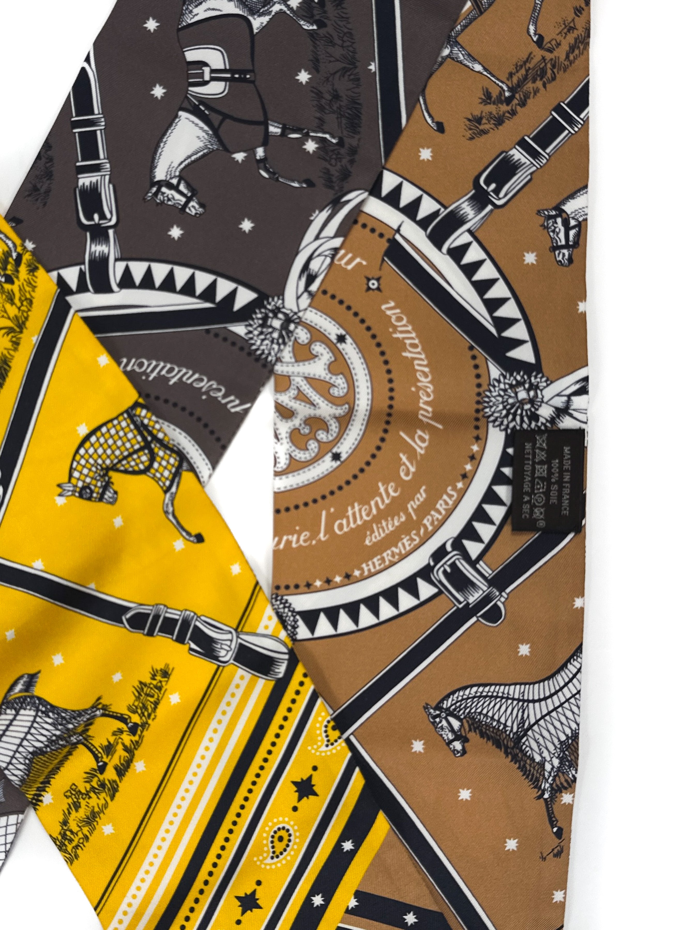 Hermès Couvertures et Tenues de Jour Bandana Maxi Twilly Slim