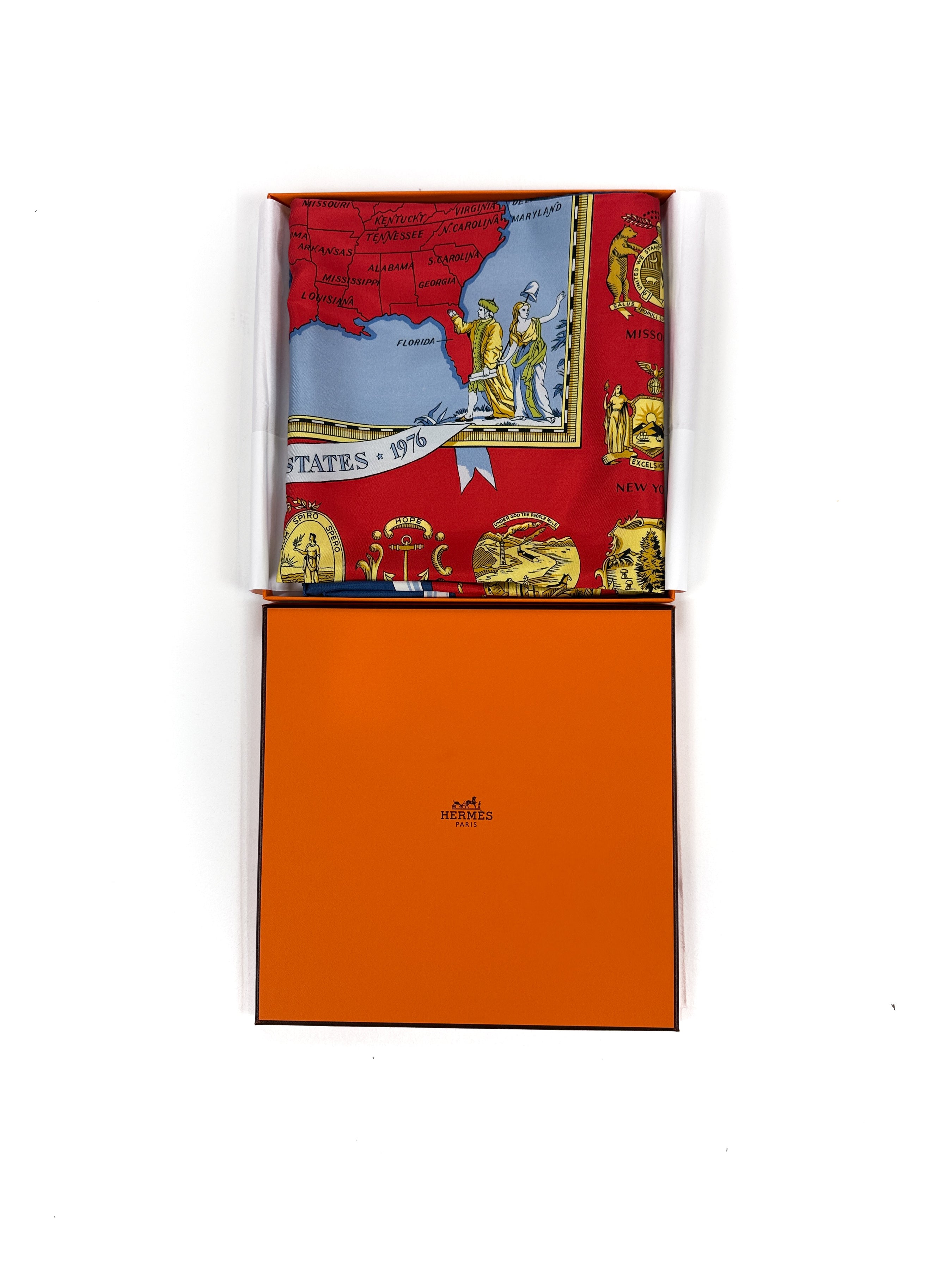 Hermès Special Edition 1976 Bicentenary Arms Of The United States 90
