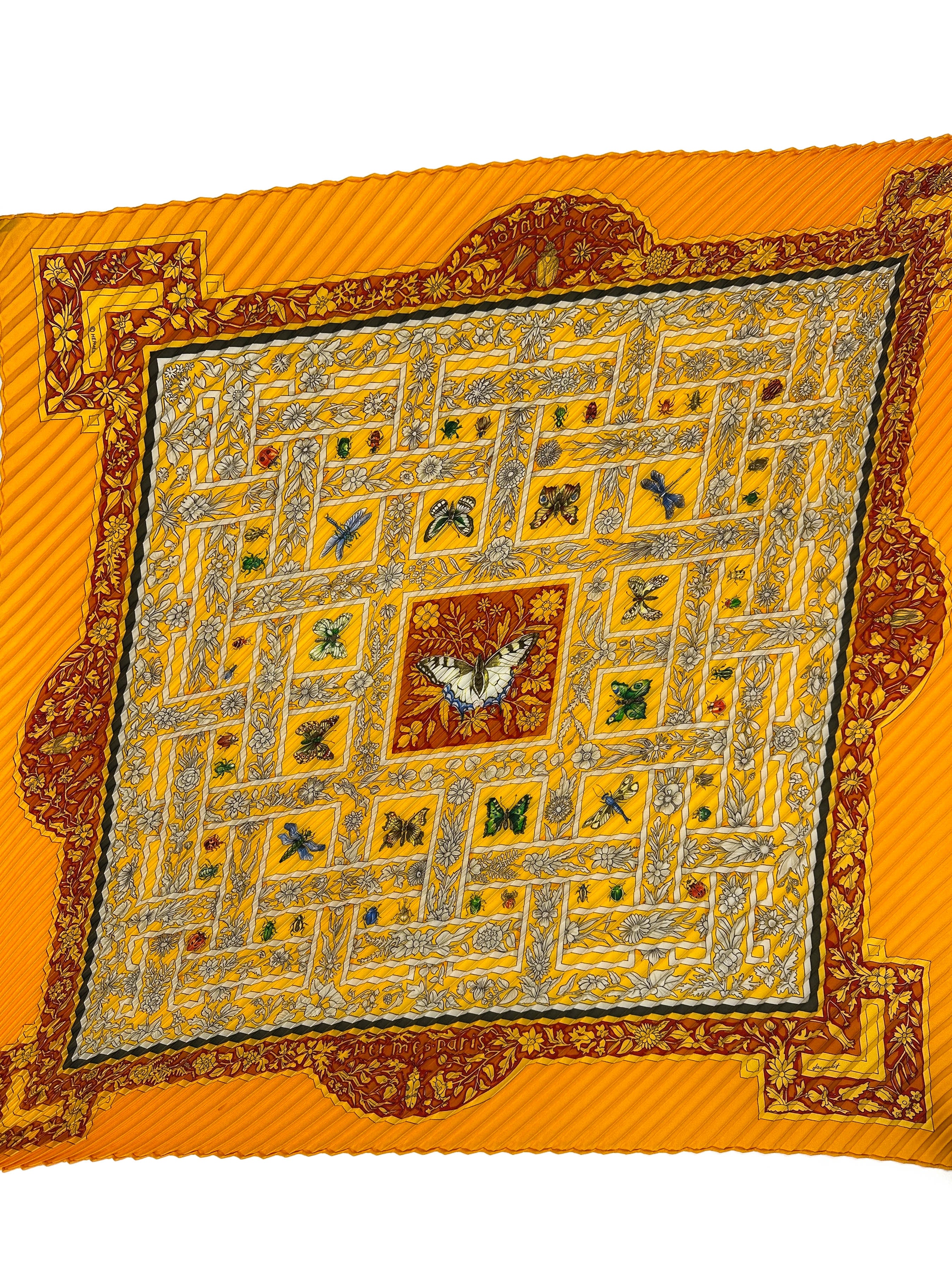 Hermès Joyaux de L'ete Plissé 90