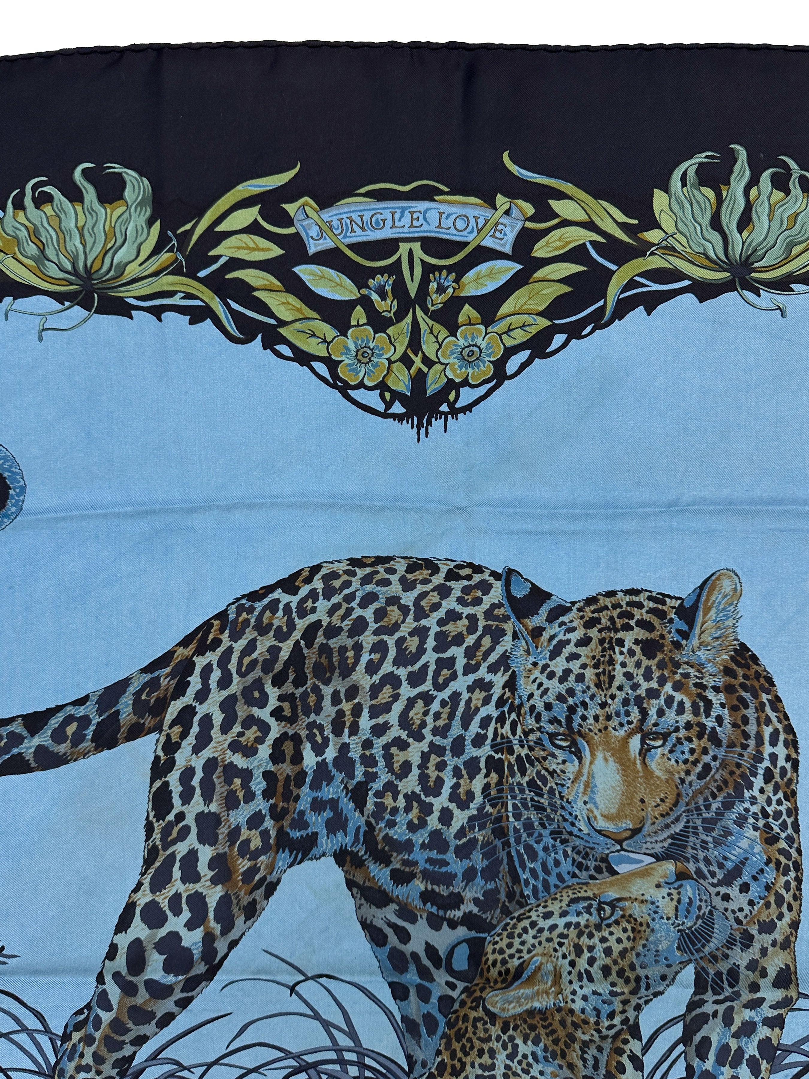 Hermès Jungle Love Dip Dye 90