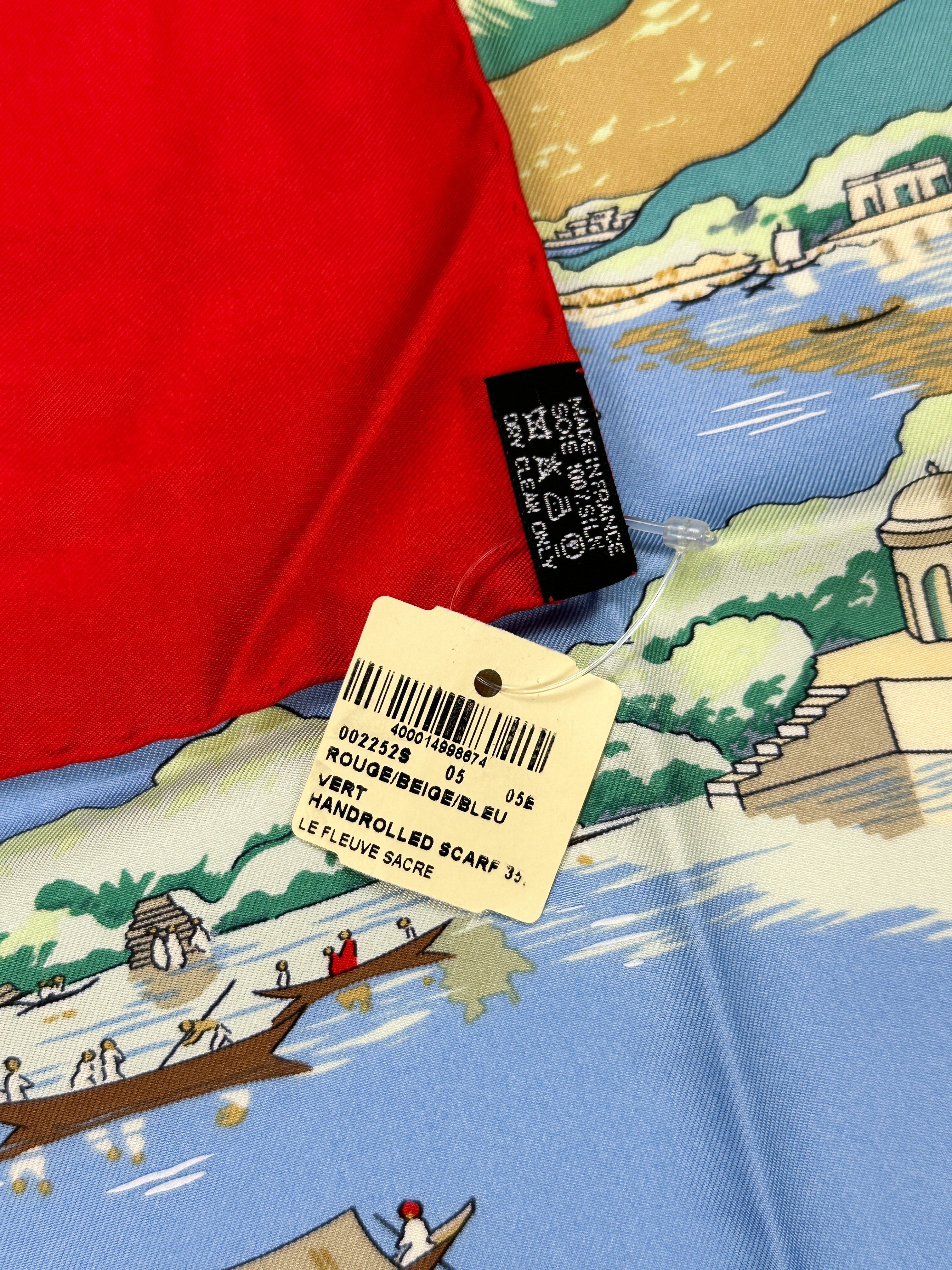 Hermès Le Fleuve Sacre 90