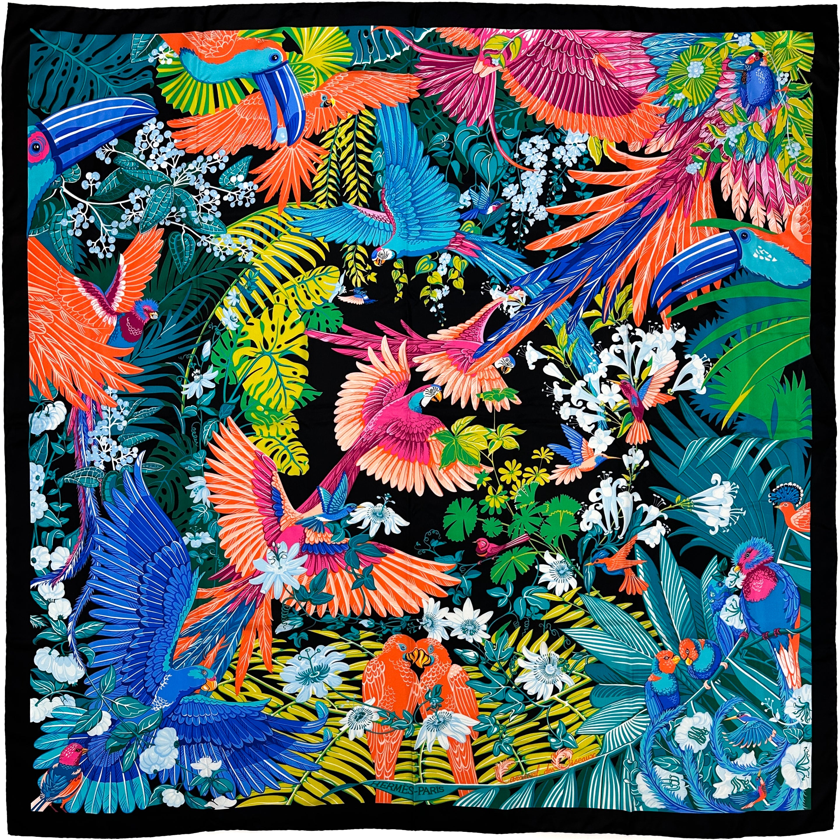 Hermès Carnaval des Oiseaux Silk 140