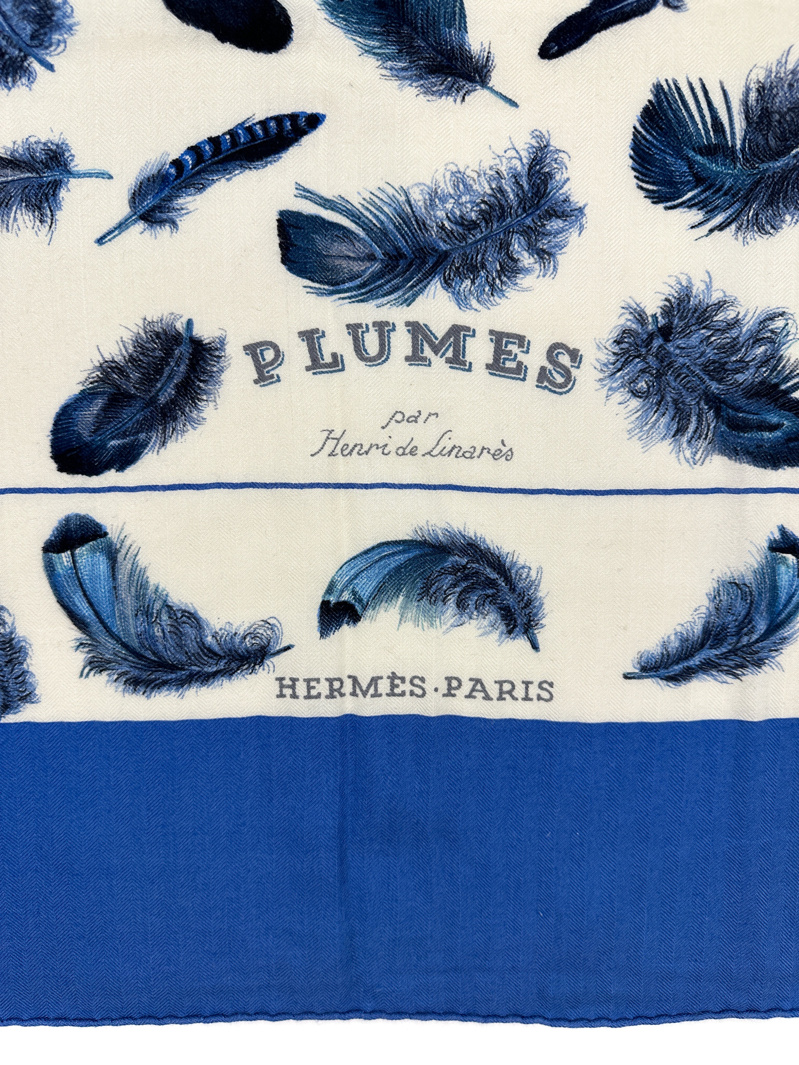 Hermès Plumes Cashmere Silk 140