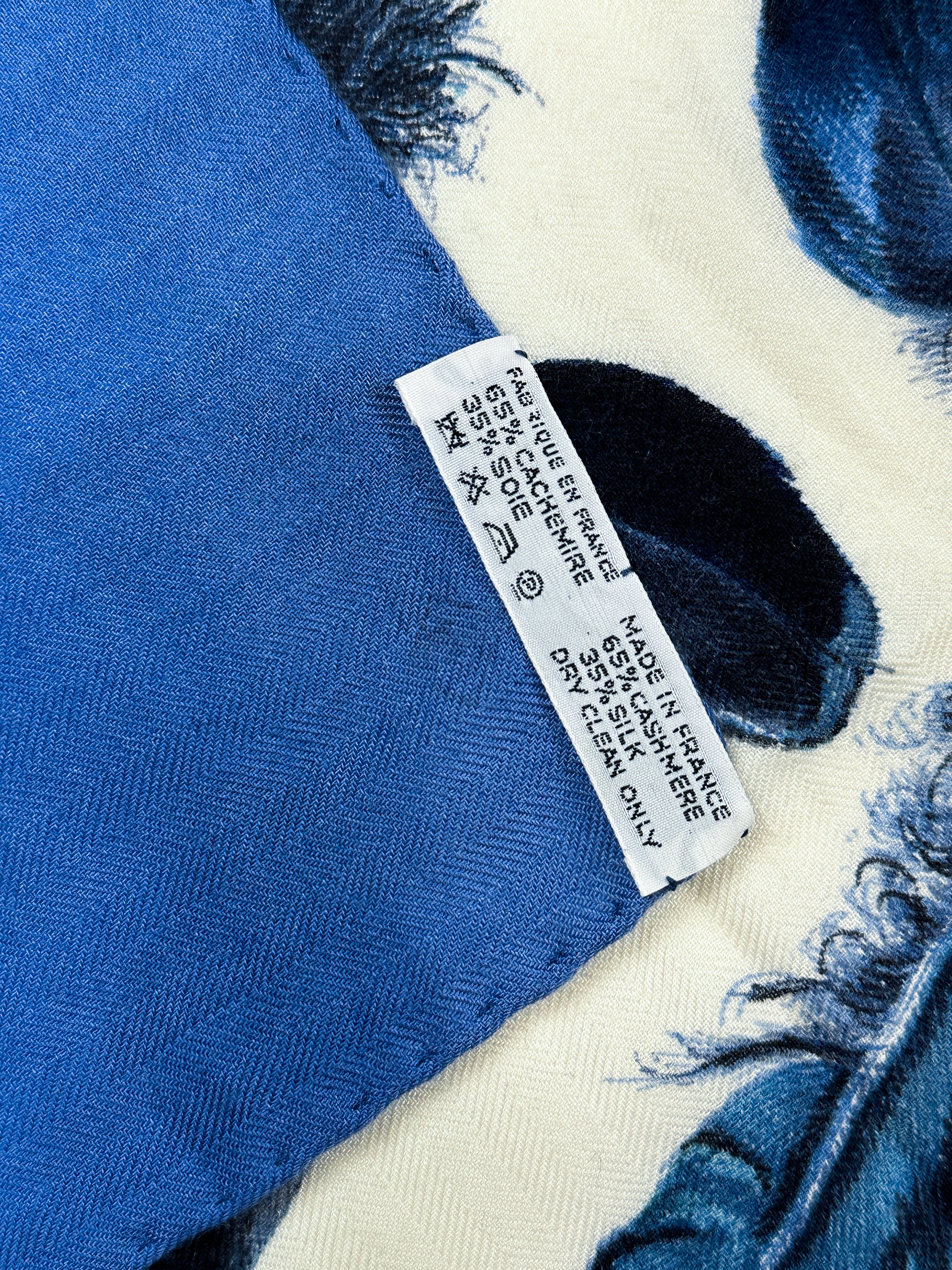Hermès Plumes Cashmere Silk 140