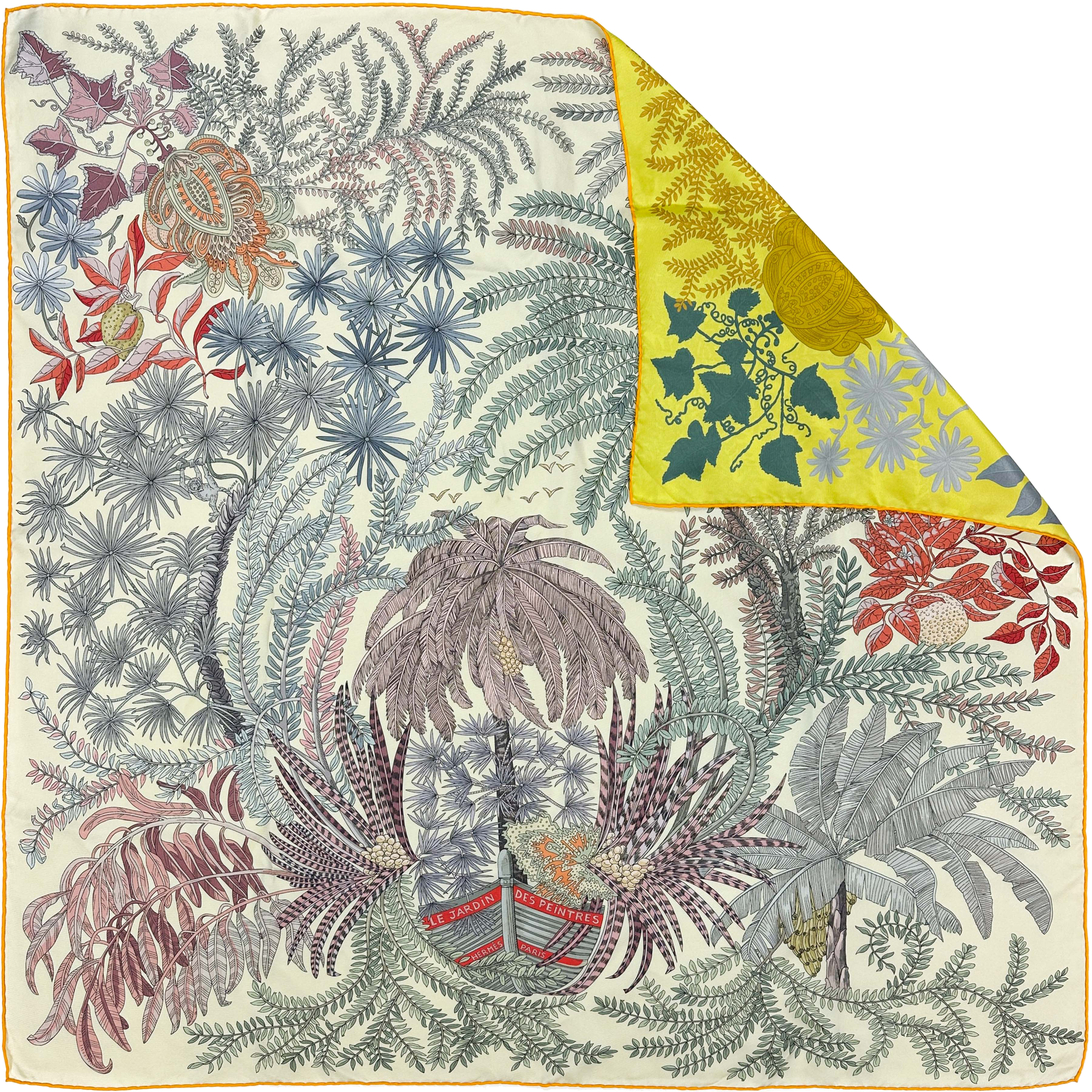 Hermès Le Jardin des Peintres Double Face 90