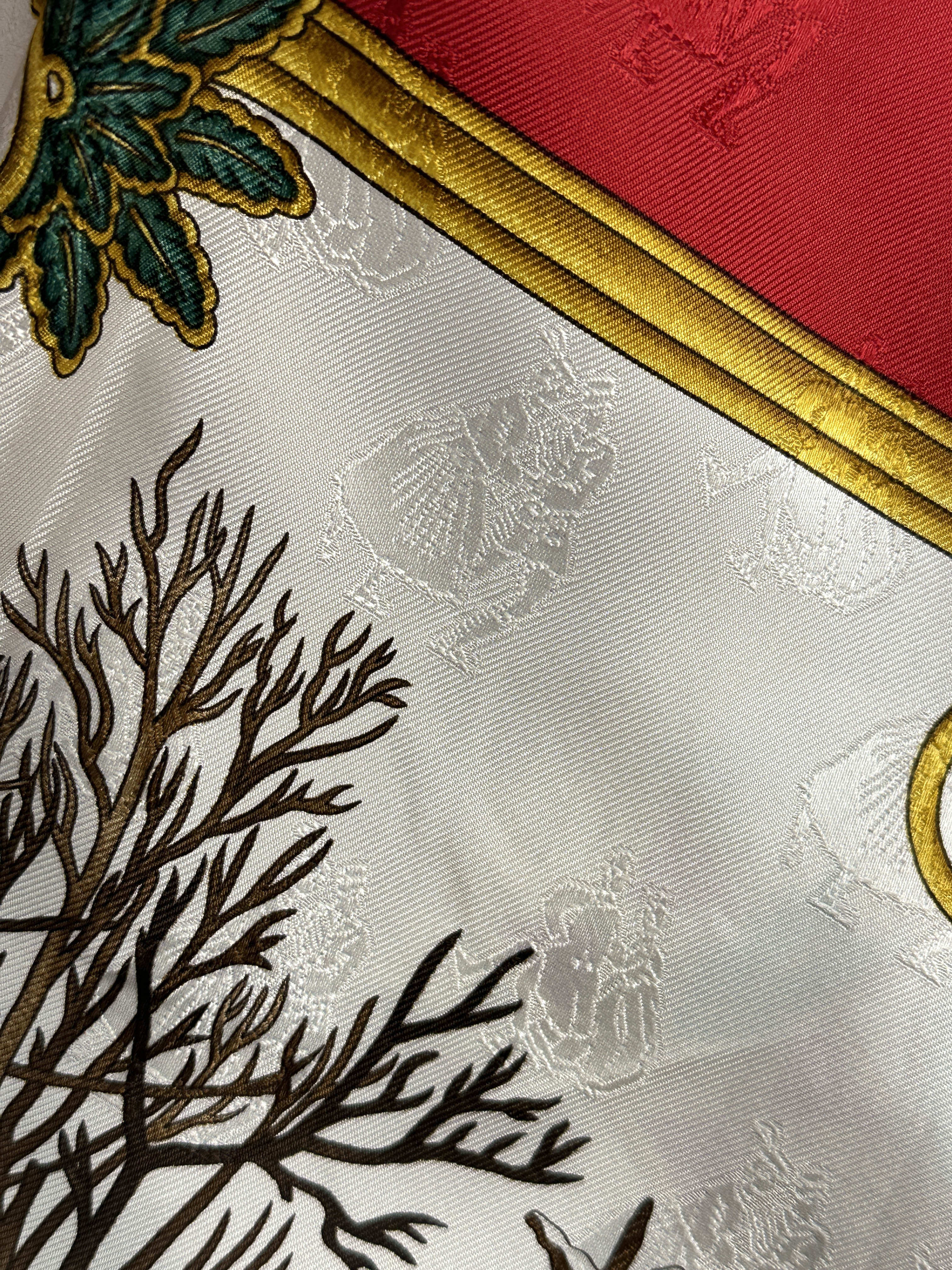 Hermès Joies d'Hiver Jacquard 90