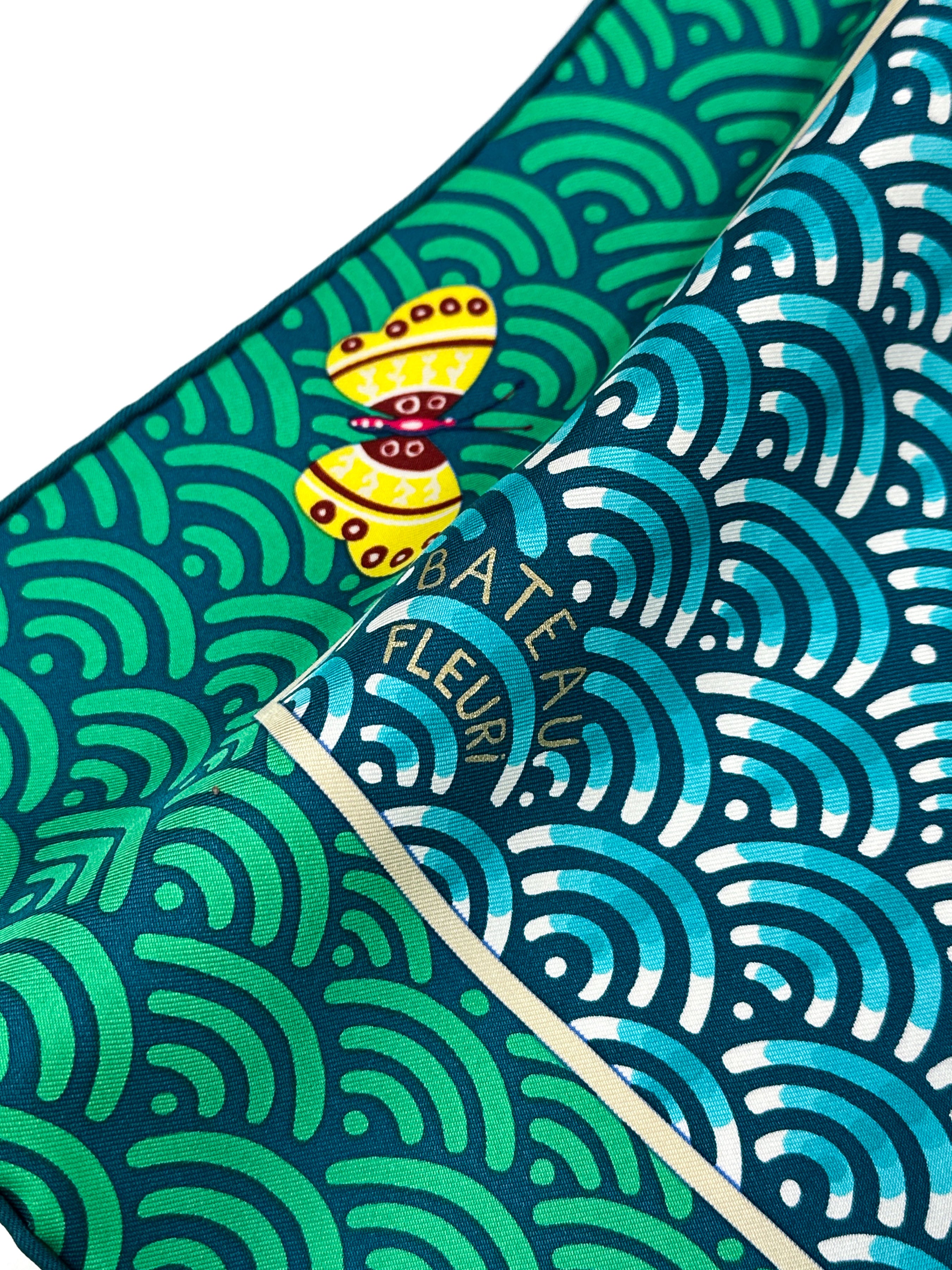 Hermès Bateau Fleuri 90