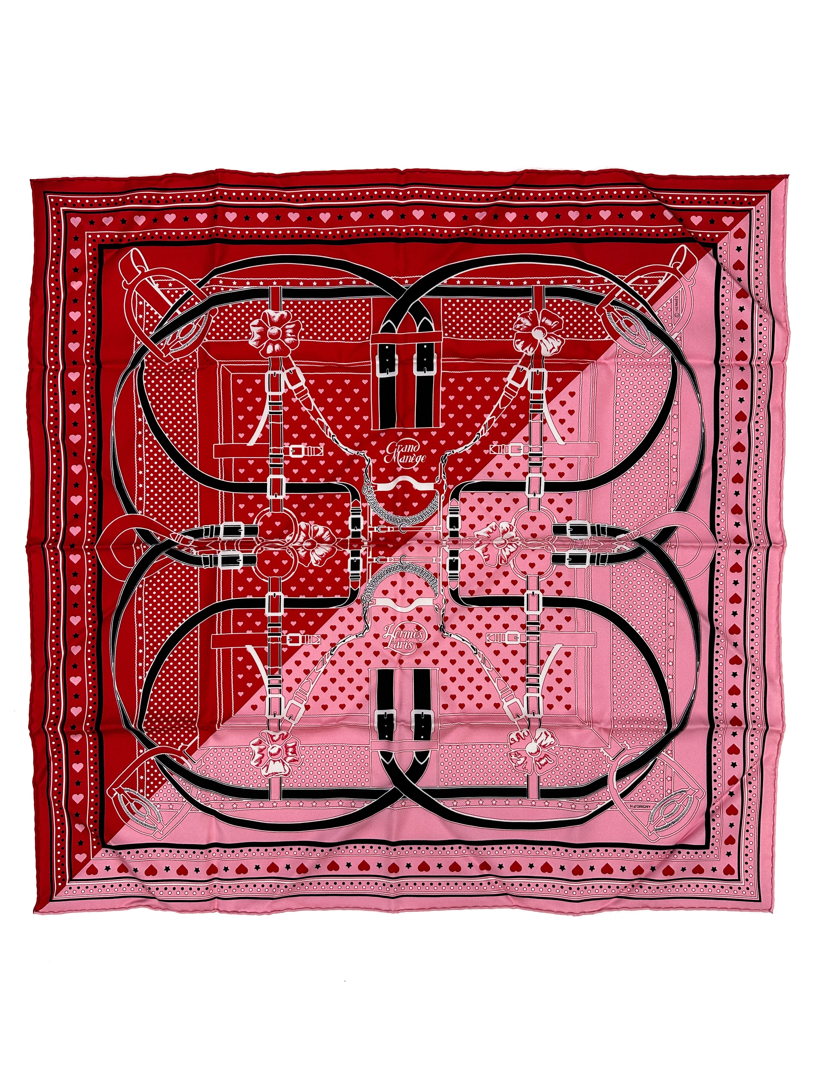 Hermès Le Grand Manège Bandana Love 70