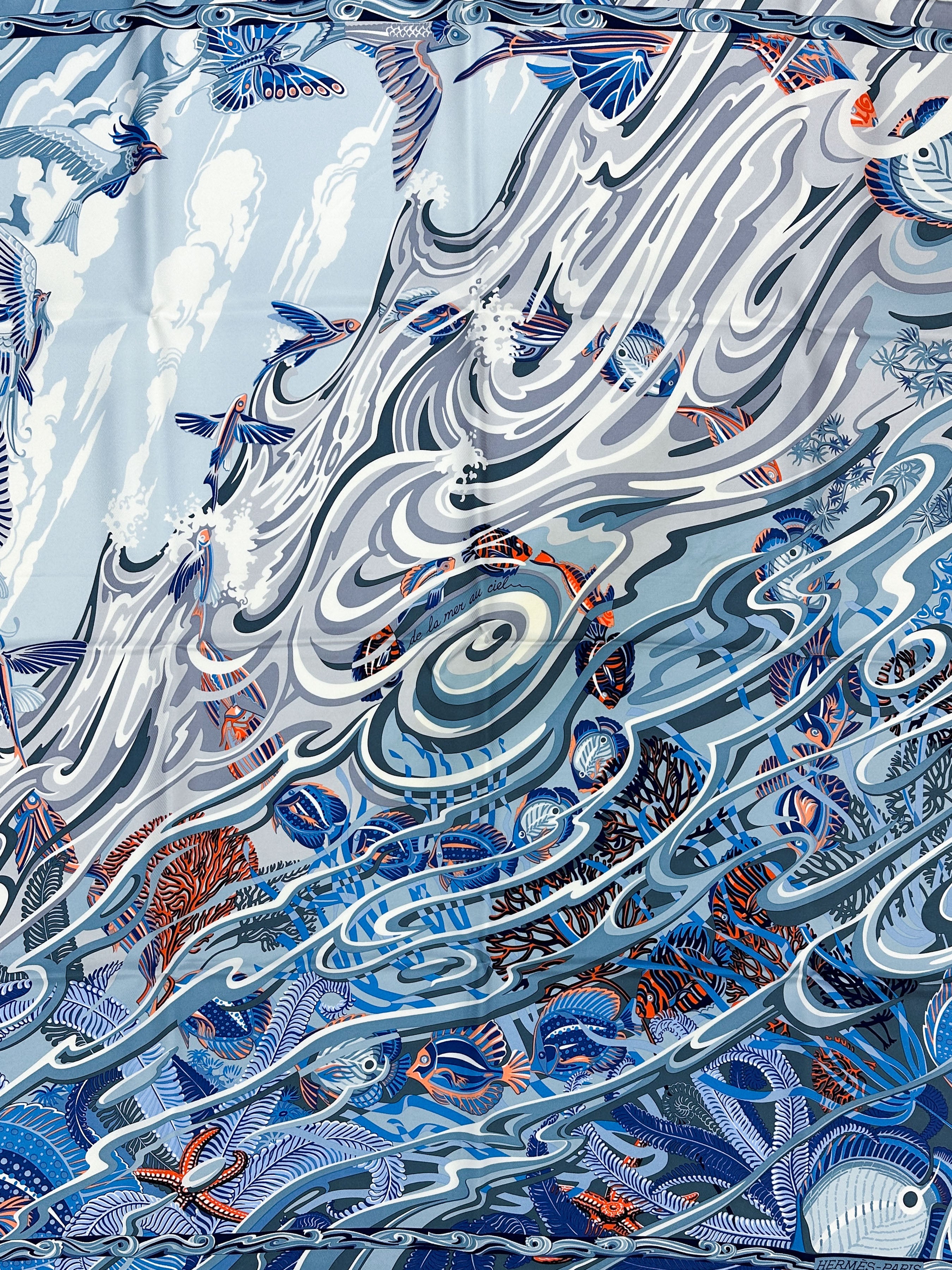 Hermès De La Mer Au Ciel 90