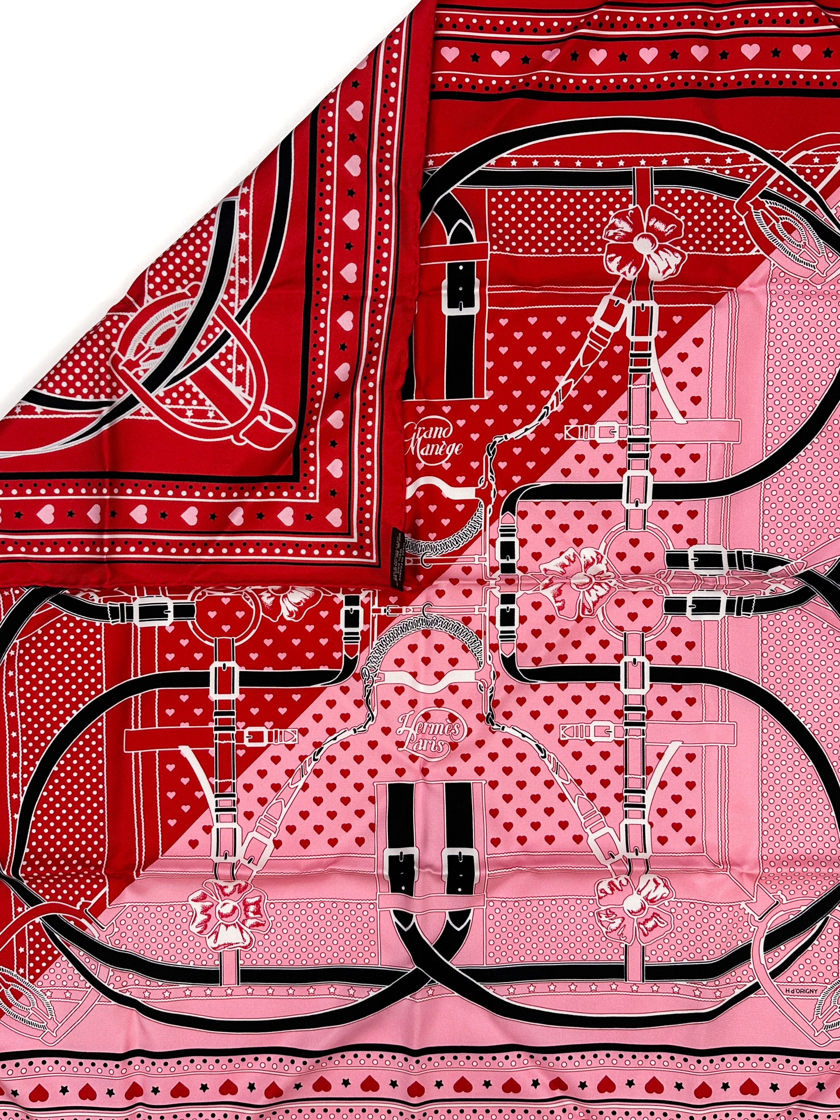 Hermès Le Grand Manege Bandana Love 70