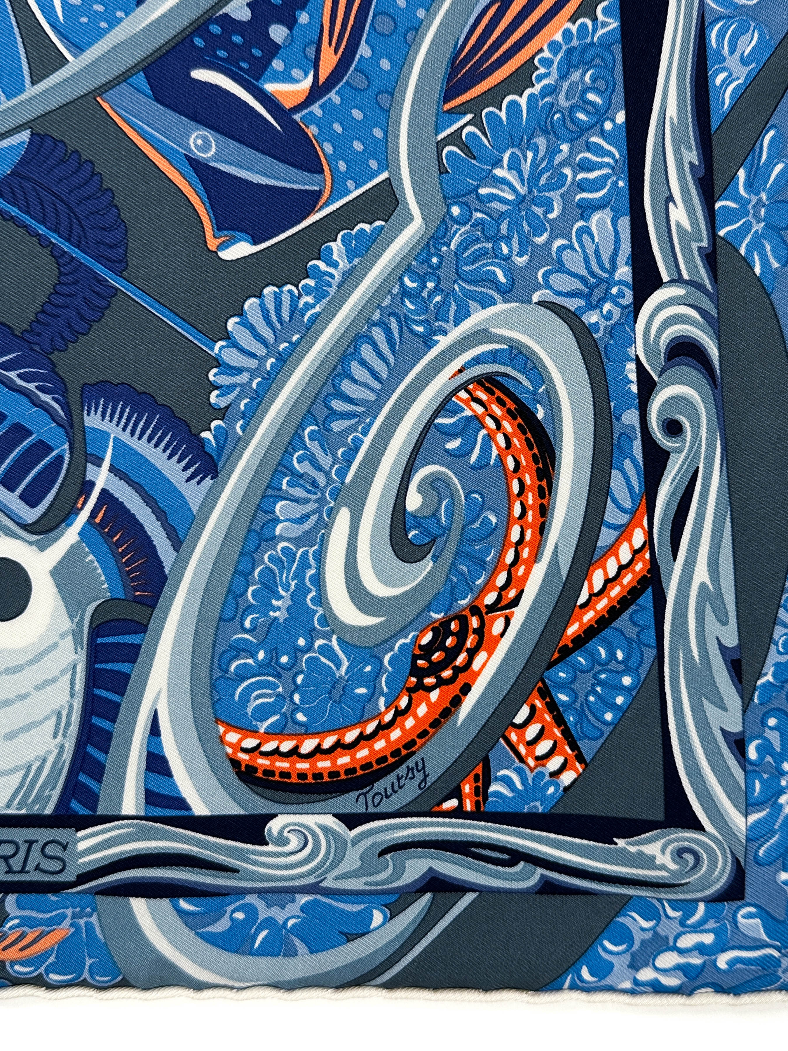 Hermès De La Mer Au Ciel 90