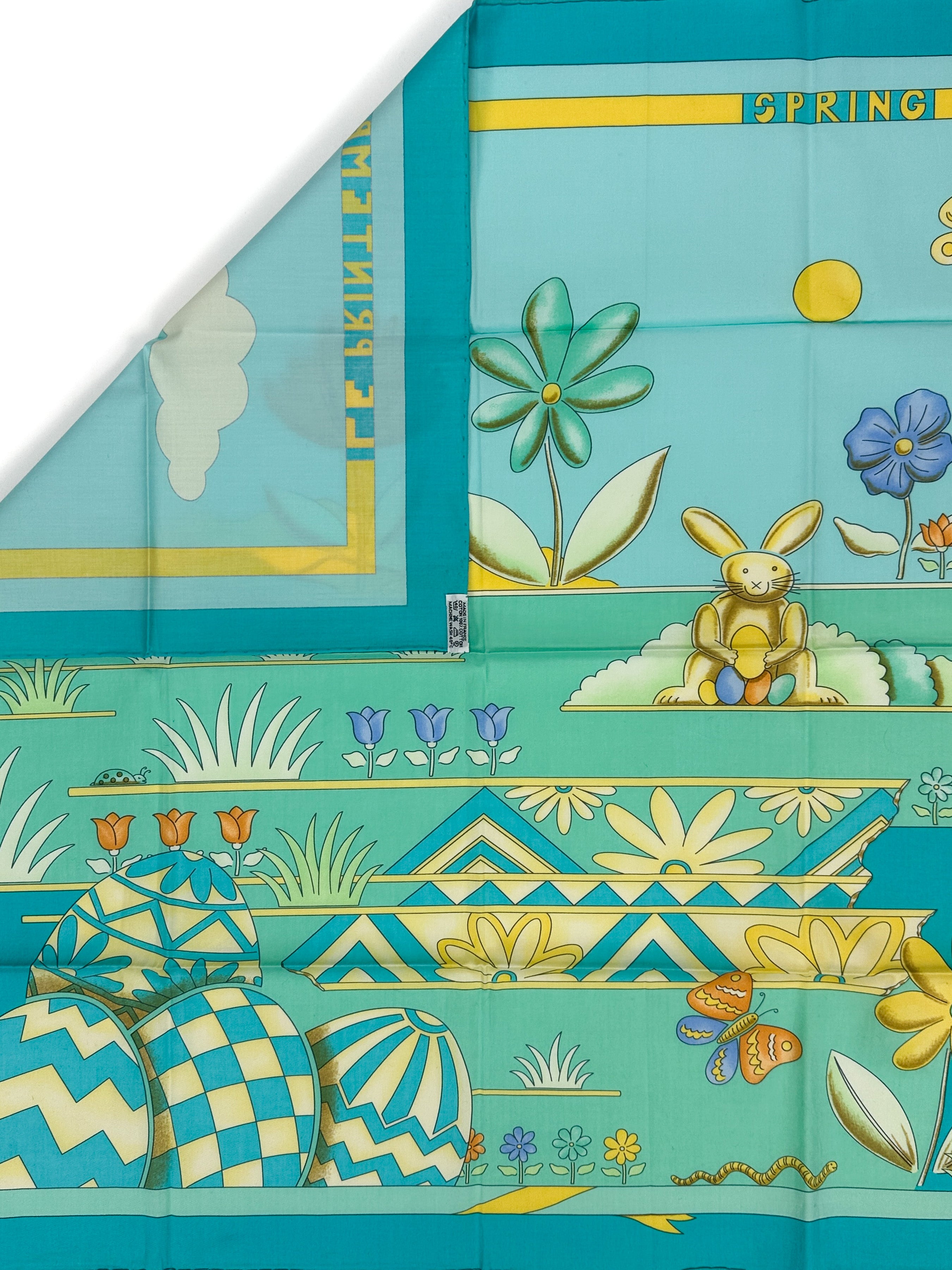 Hermès Les Printemps Cotton 70