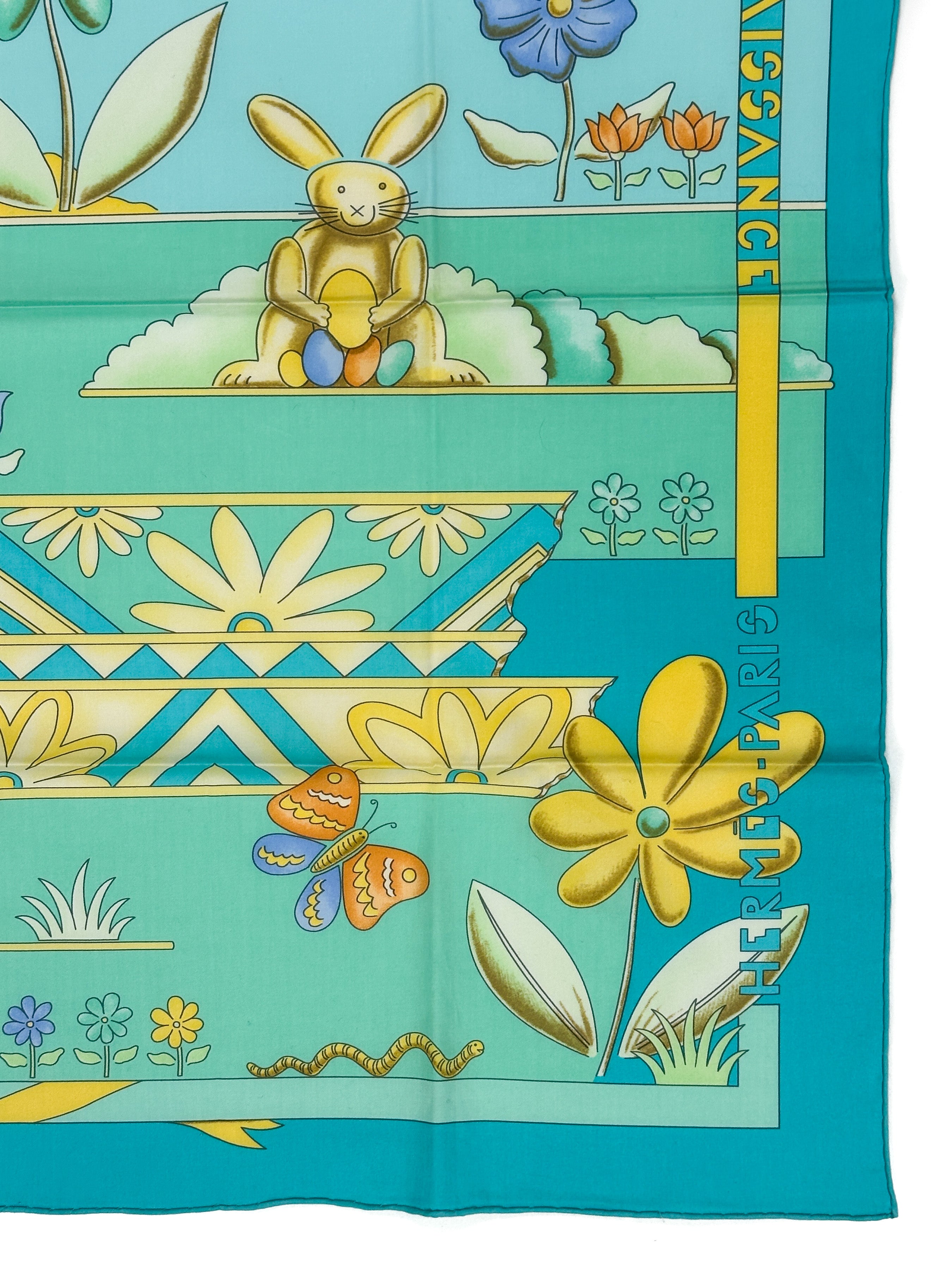 Hermès Les Printemps Cotton 70