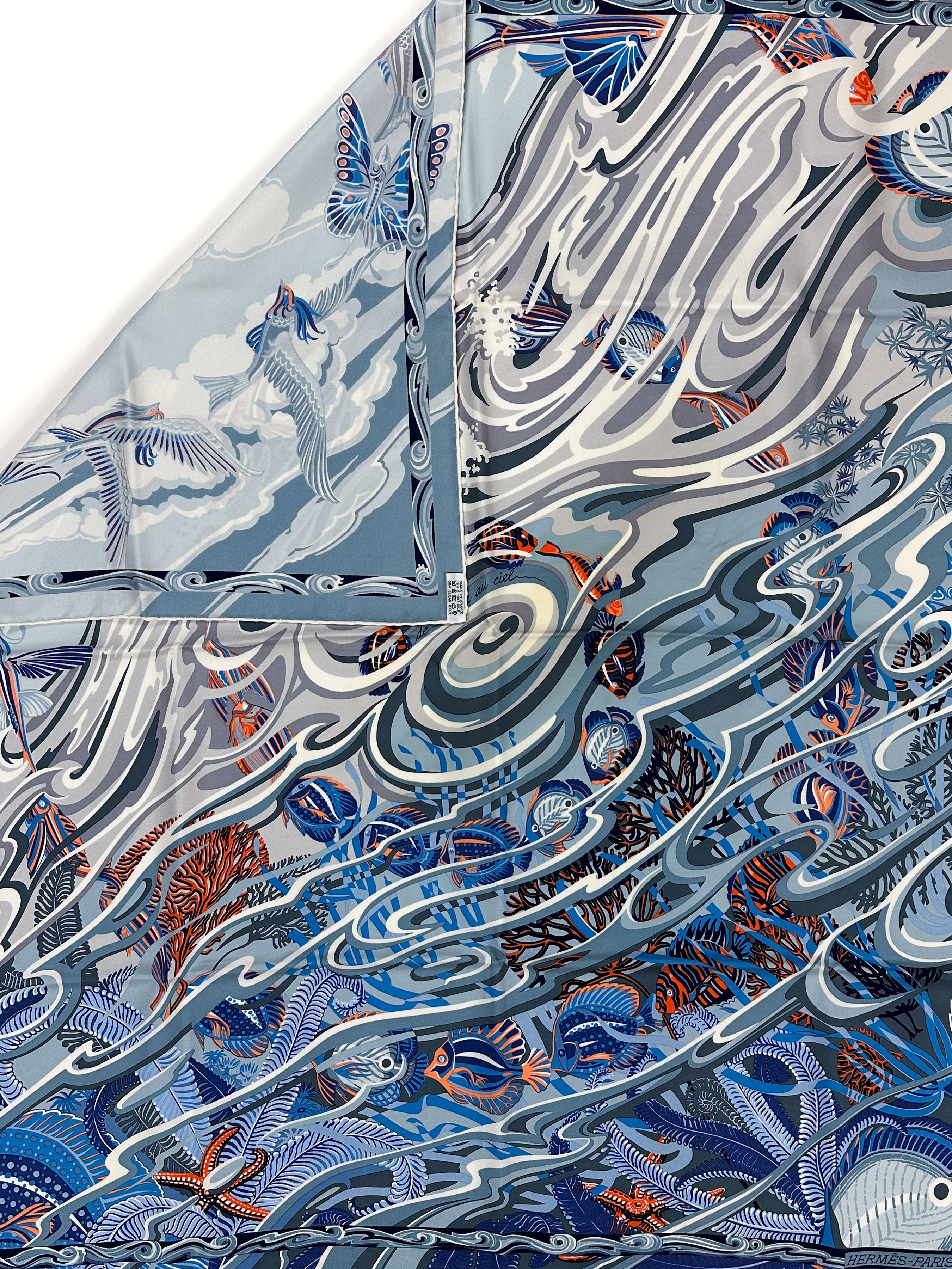 Hermès De La Mer Au Ciel 90