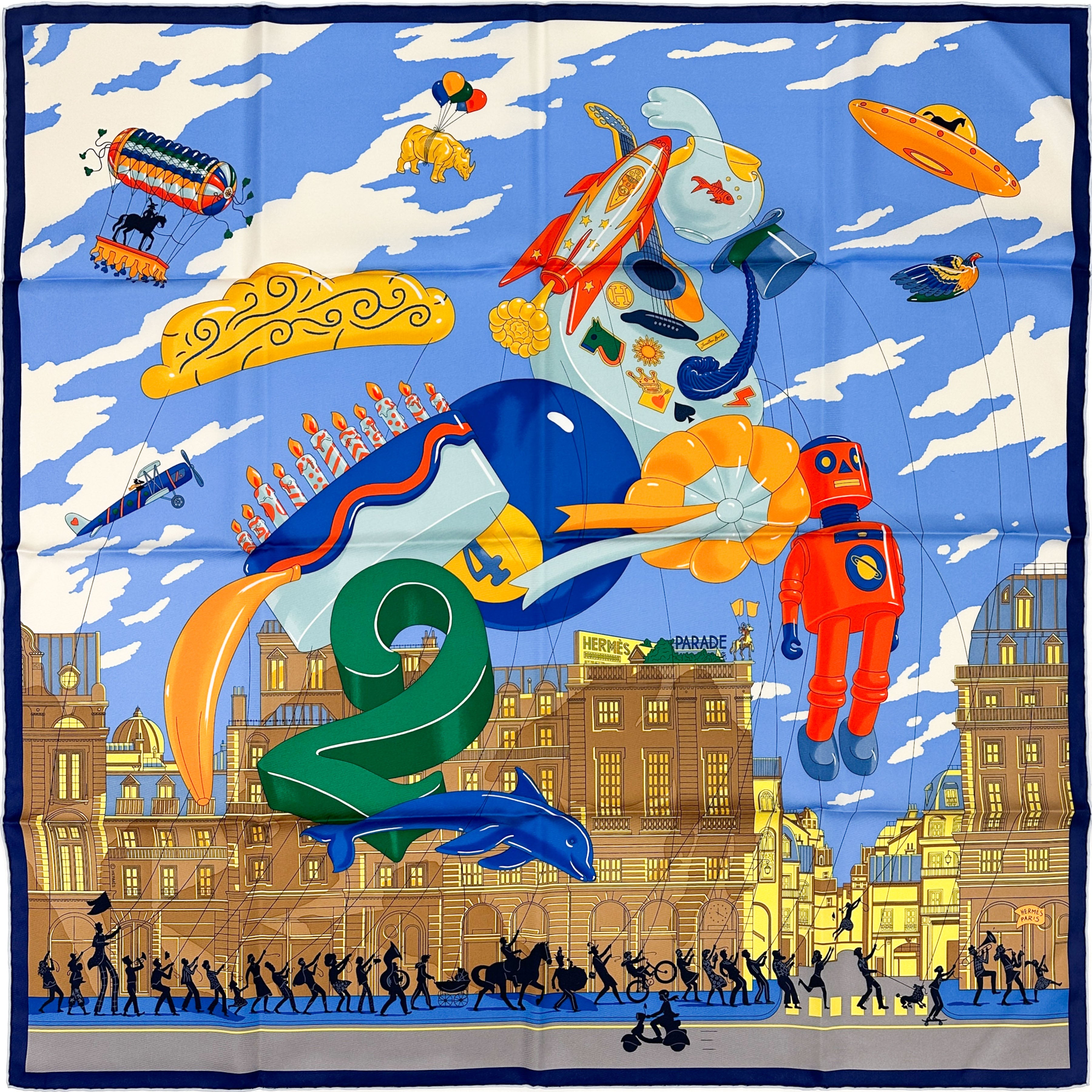 Hermès Parade Scarf 90