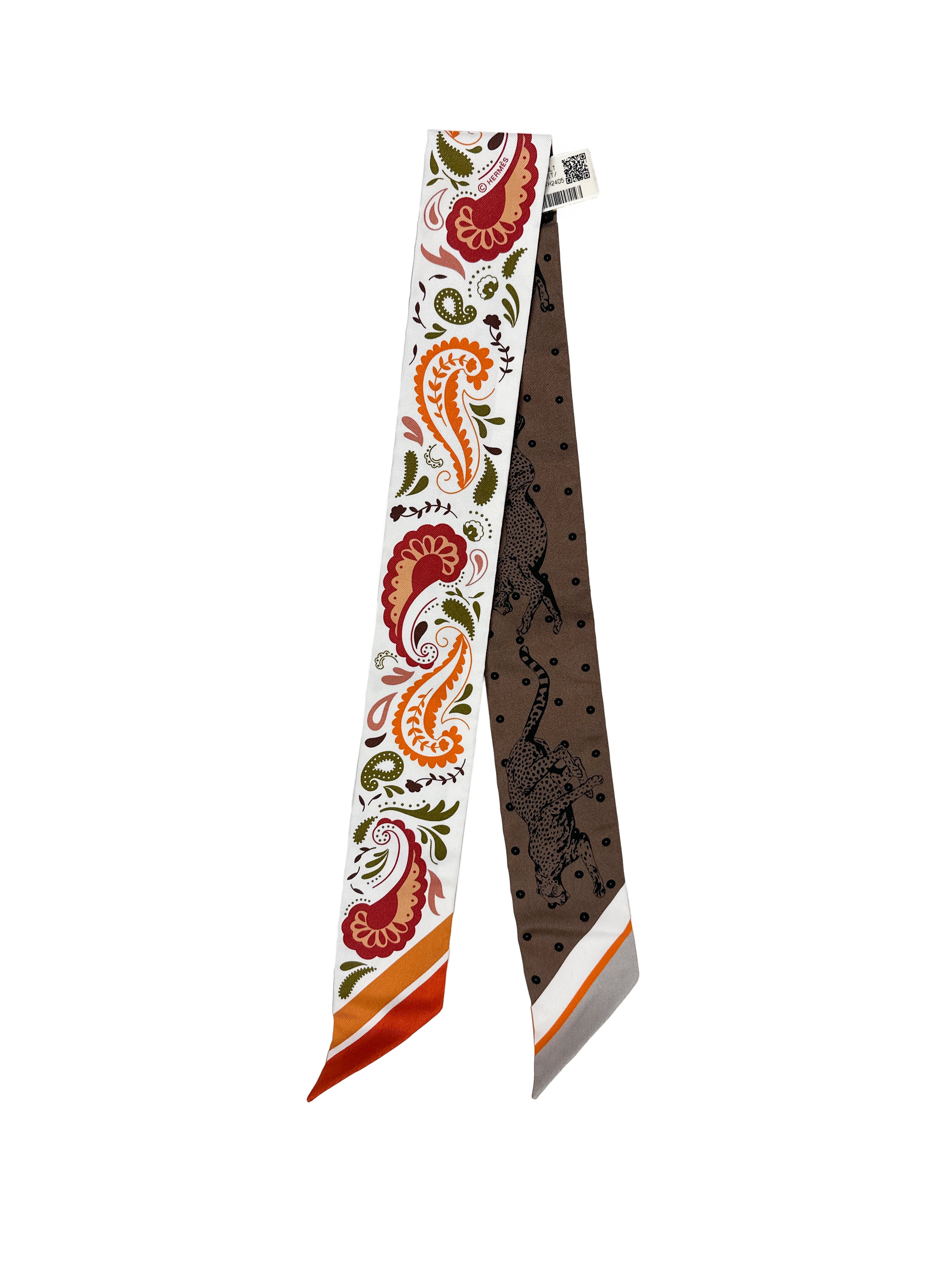 Hermès Guépards Bandana Twilly
