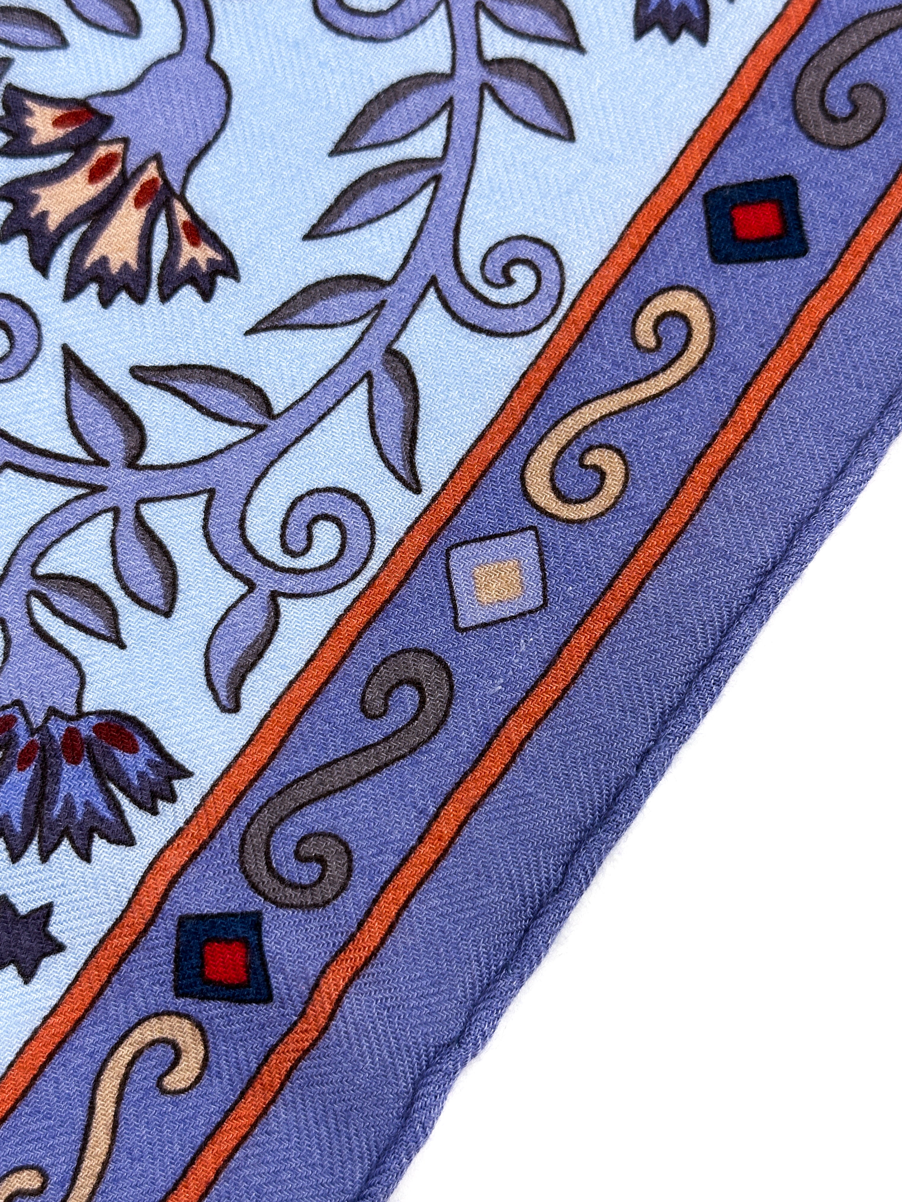 Hermès Peuple Du Vent Cashmere Silk 140