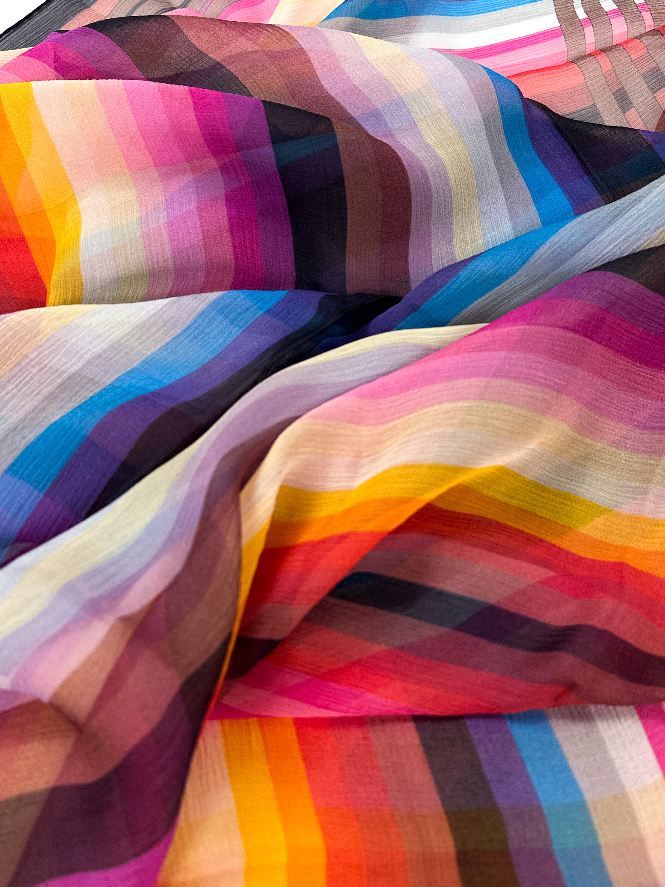 Hermès Rayures Mexicaines Mousseline 140