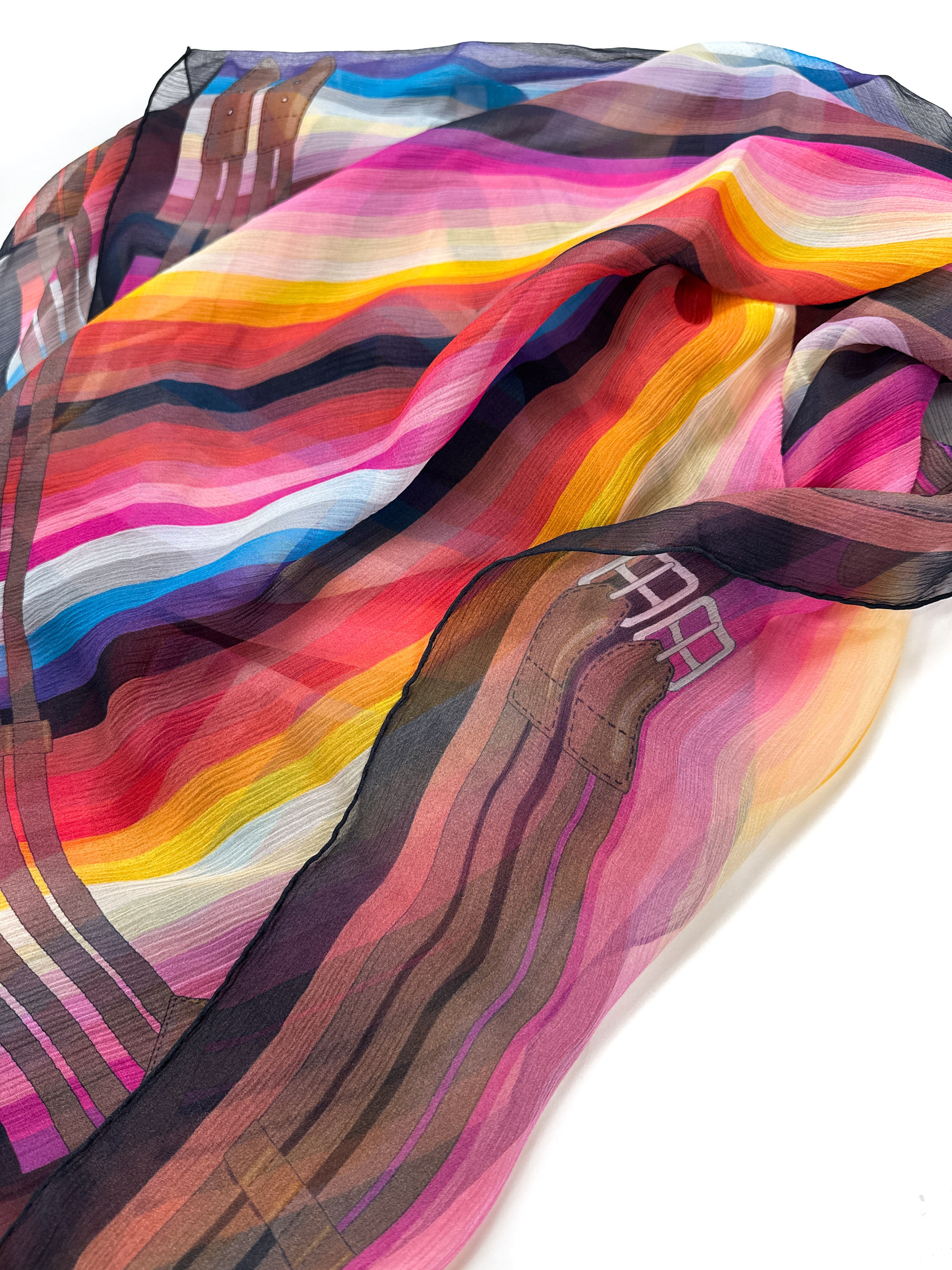 Hermès Rayures Mexicaines Mousseline 140