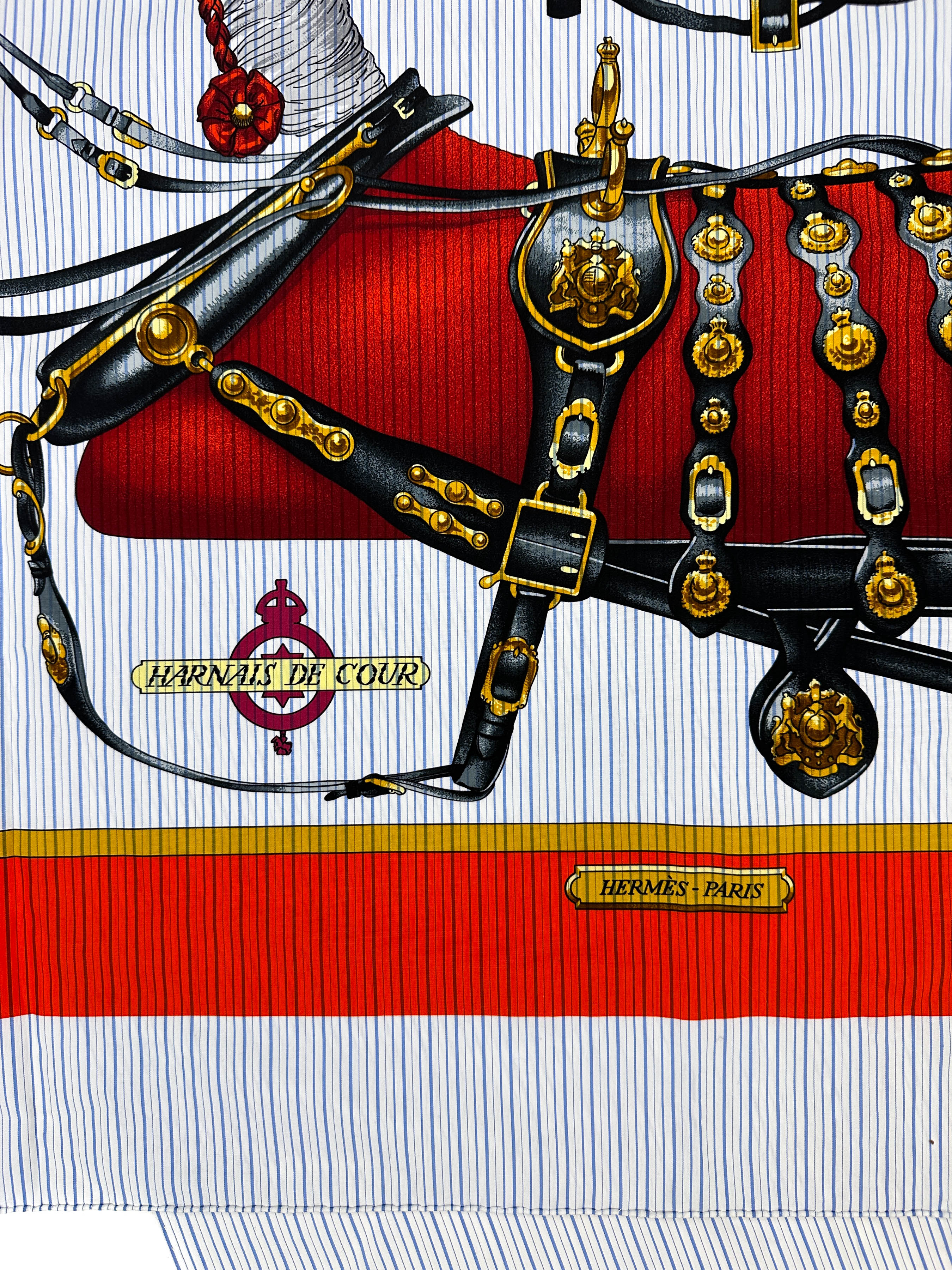 Hermès x Comme des Garçons Harnais de Coeur Shawl