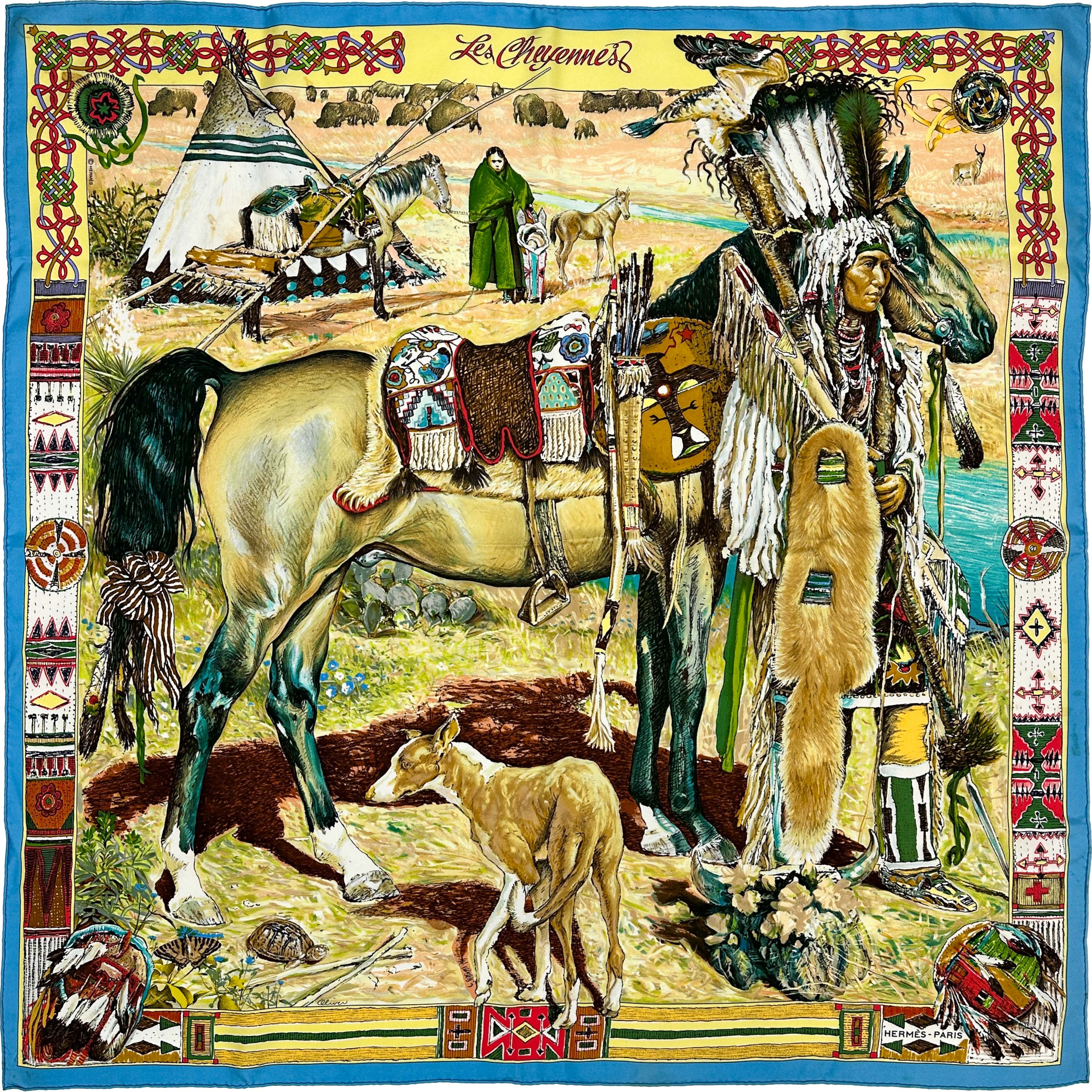 Hermès Les Cheyennes First Edition 90