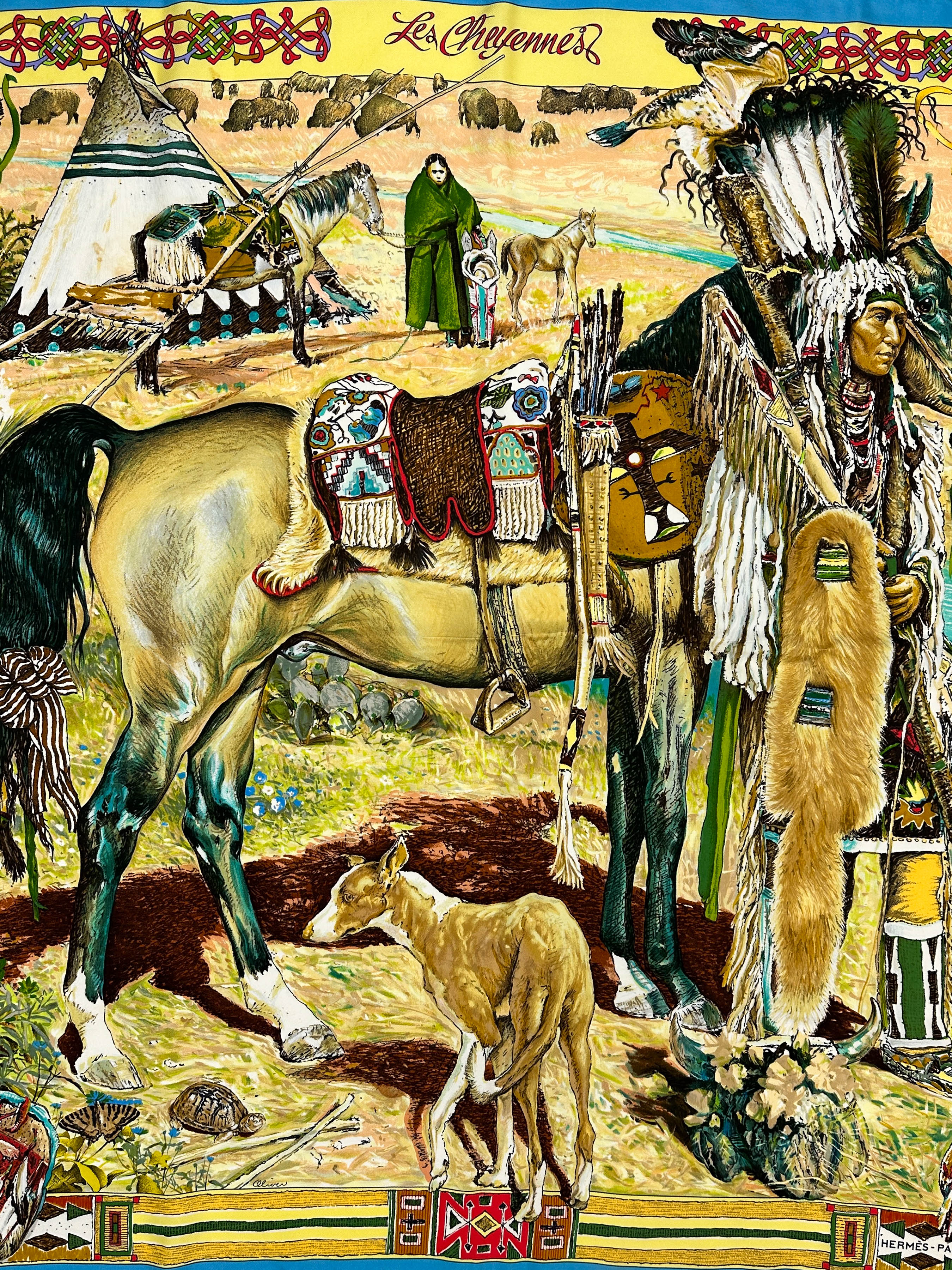 Hermès Les Cheyennes First Edition 90