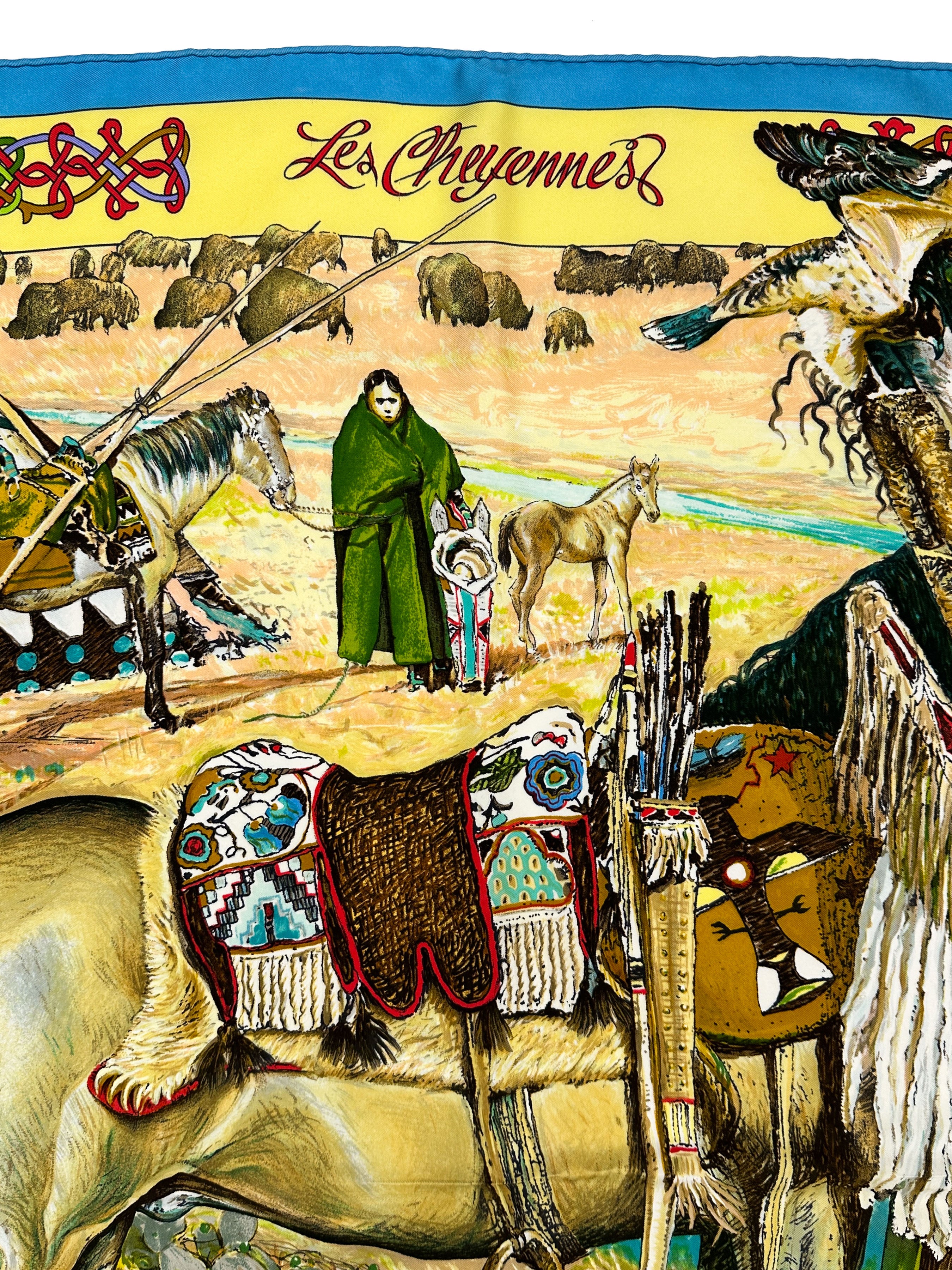 Hermès Les Cheyennes 90