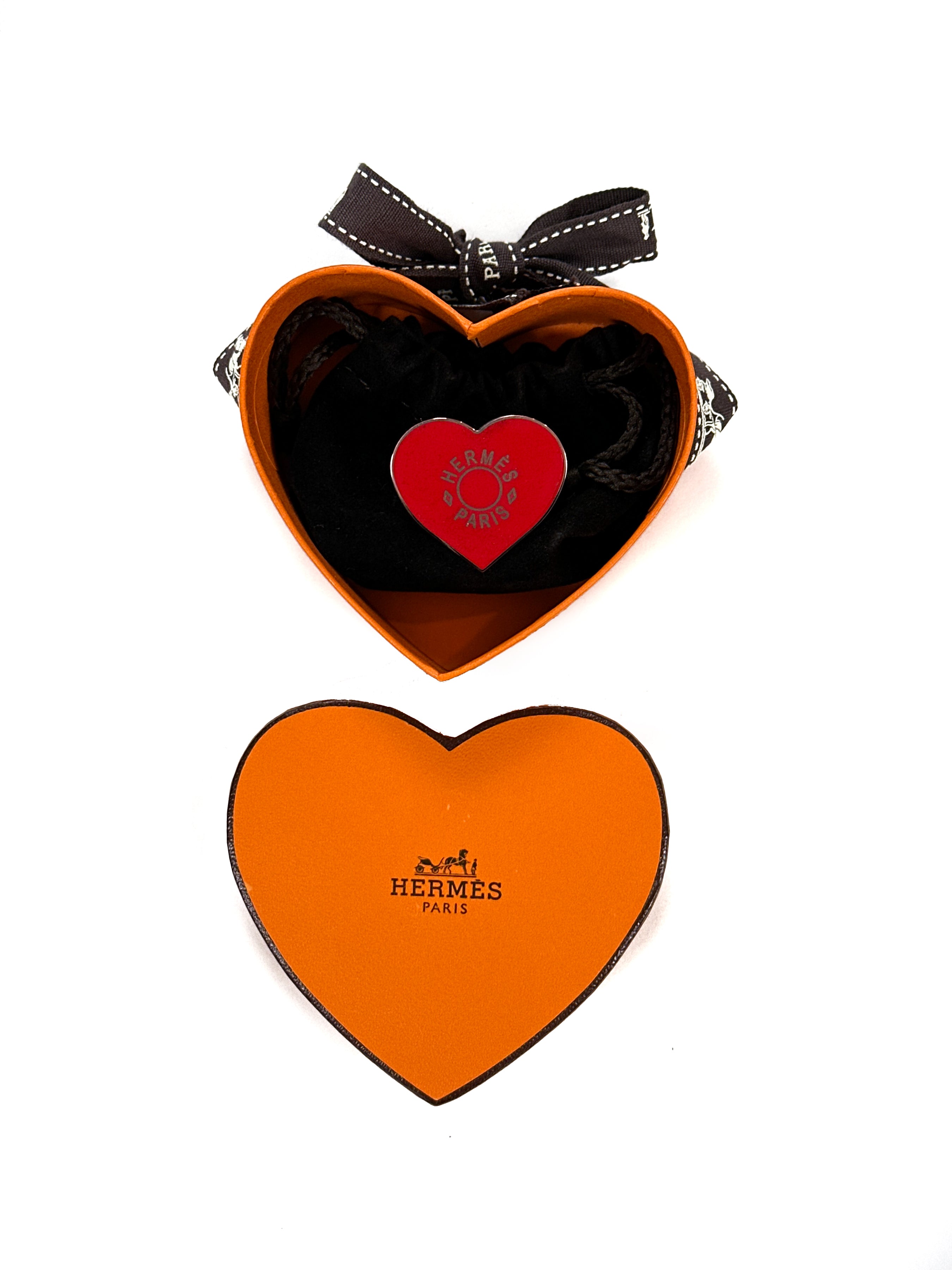 Hermès Heart Scarf Ring