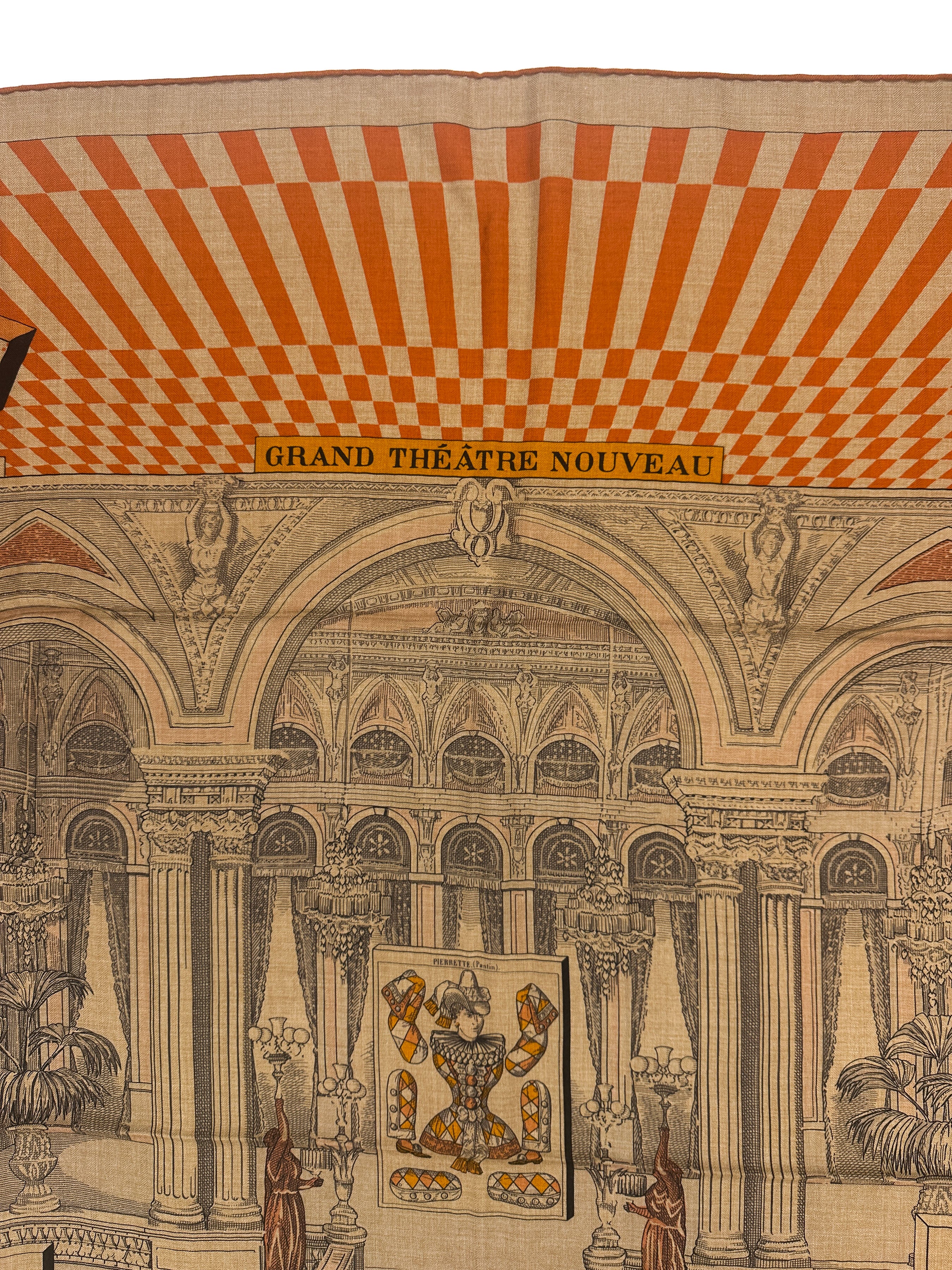 Hermès Grand Théâtre Nouveau Cashmere Silk 140