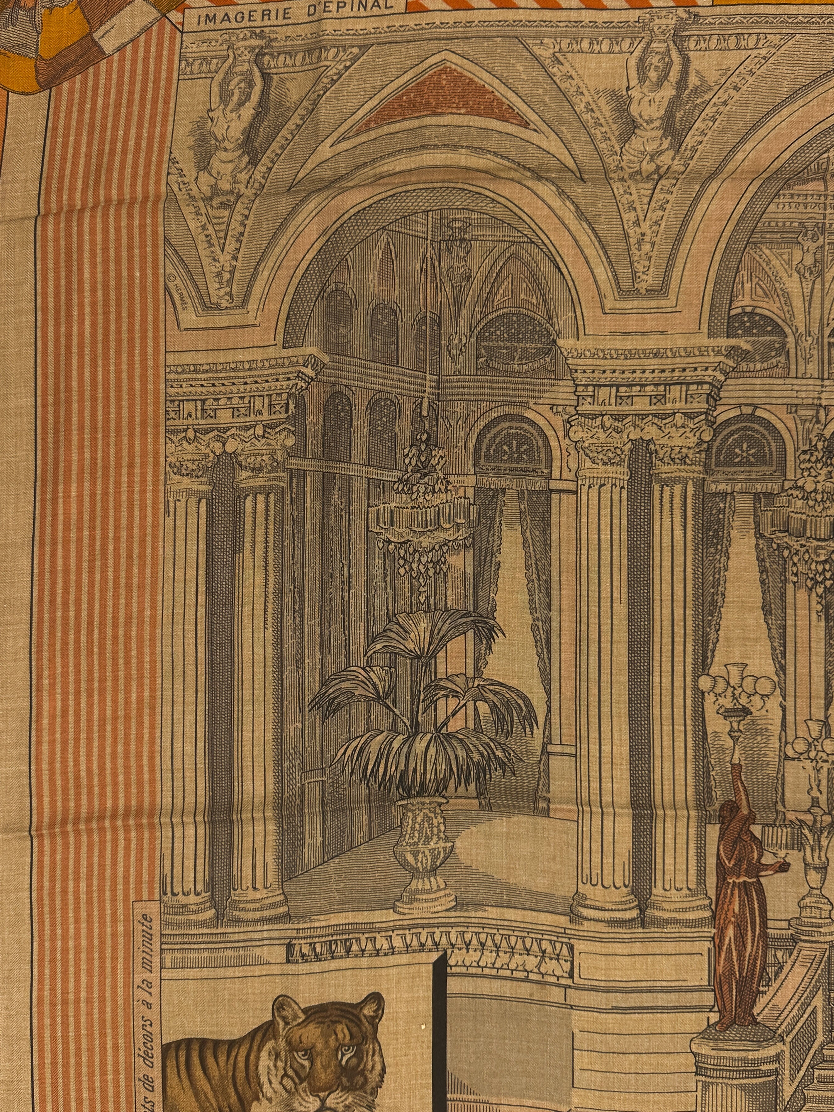 Hermès Grand Théâtre Nouveau Cashmere Silk 140