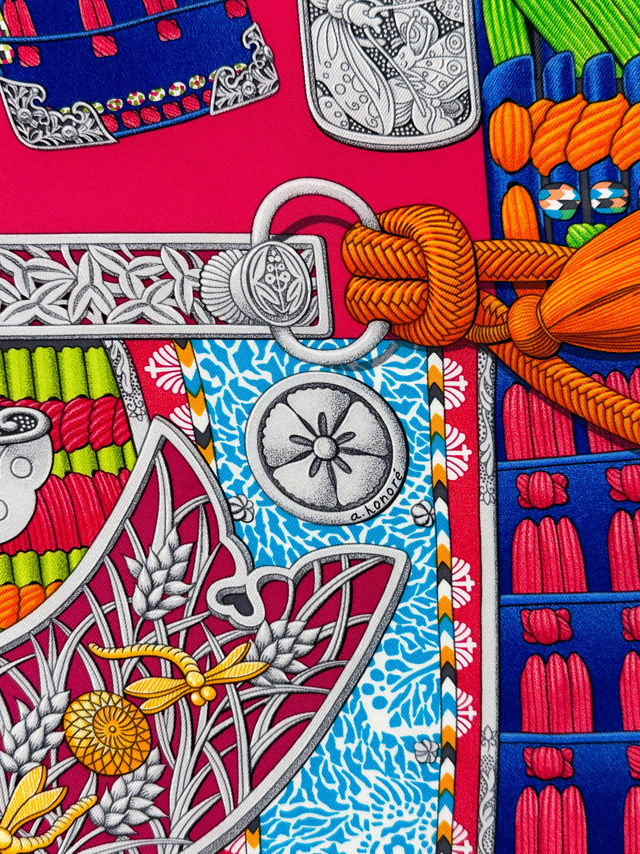Hermès Parures de Samourais 90