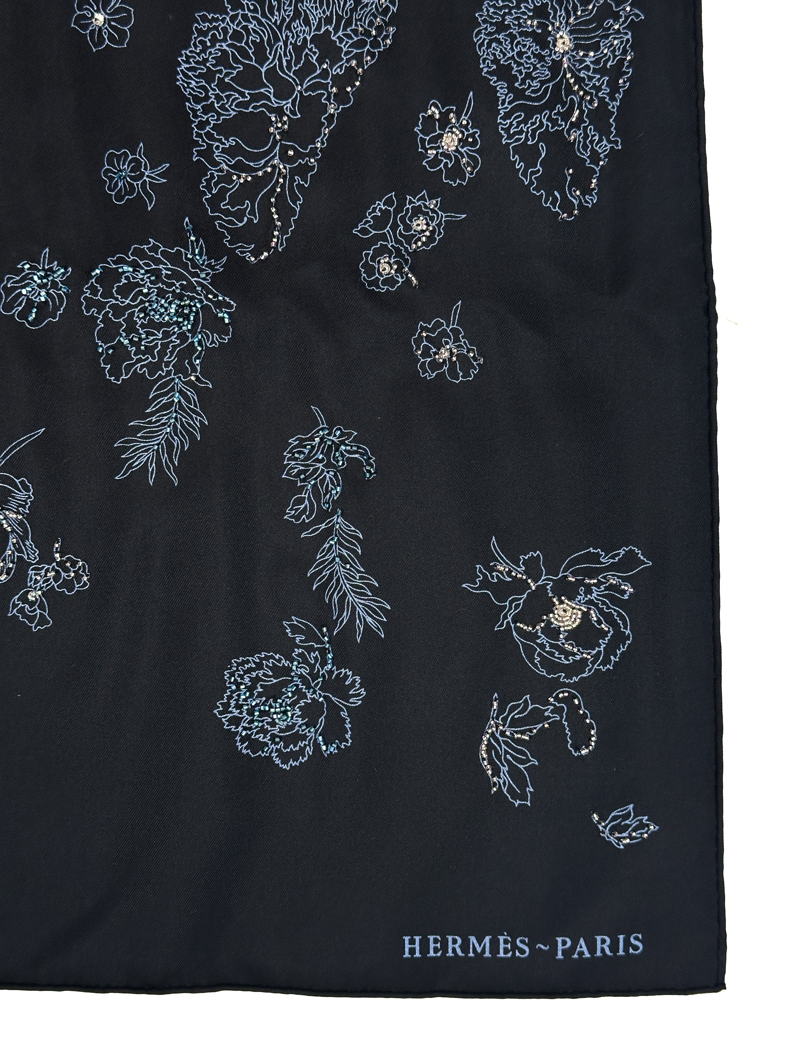 Hermès Robe Légère Beaded Exceptional 90