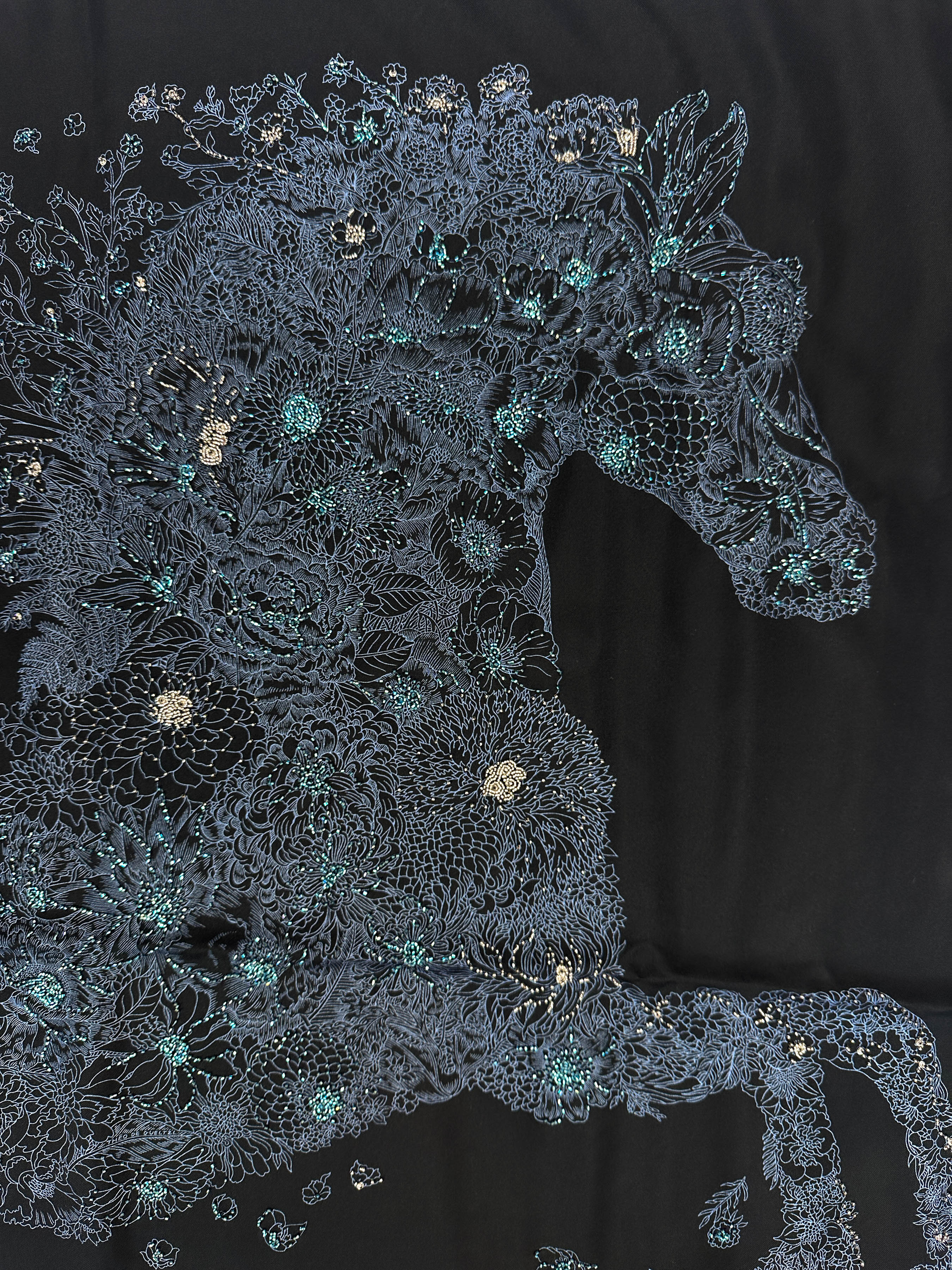 Hermès Robe Légère Beaded Exceptional 90