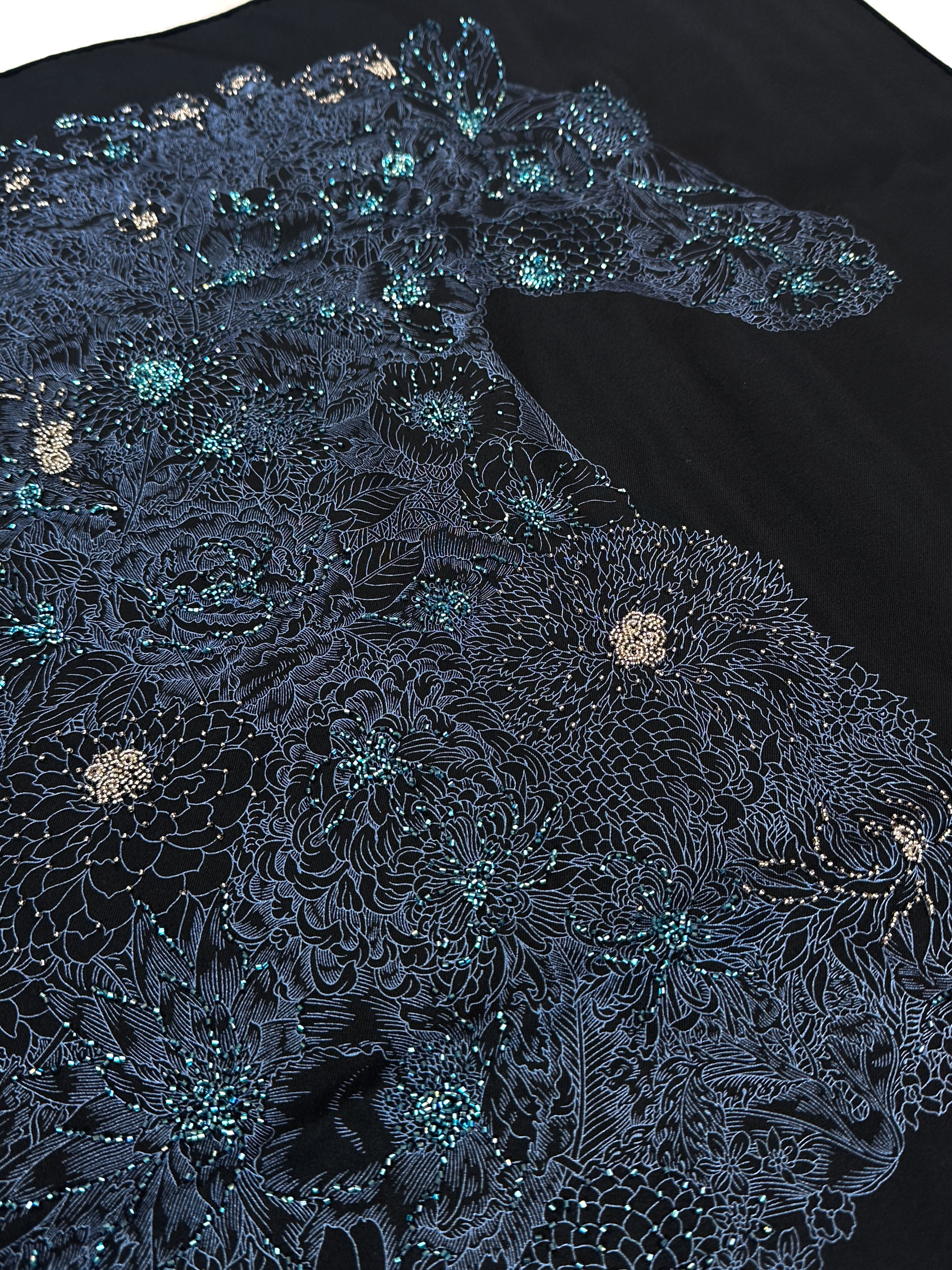 Hermès Robe Légère Beaded Exceptional 90