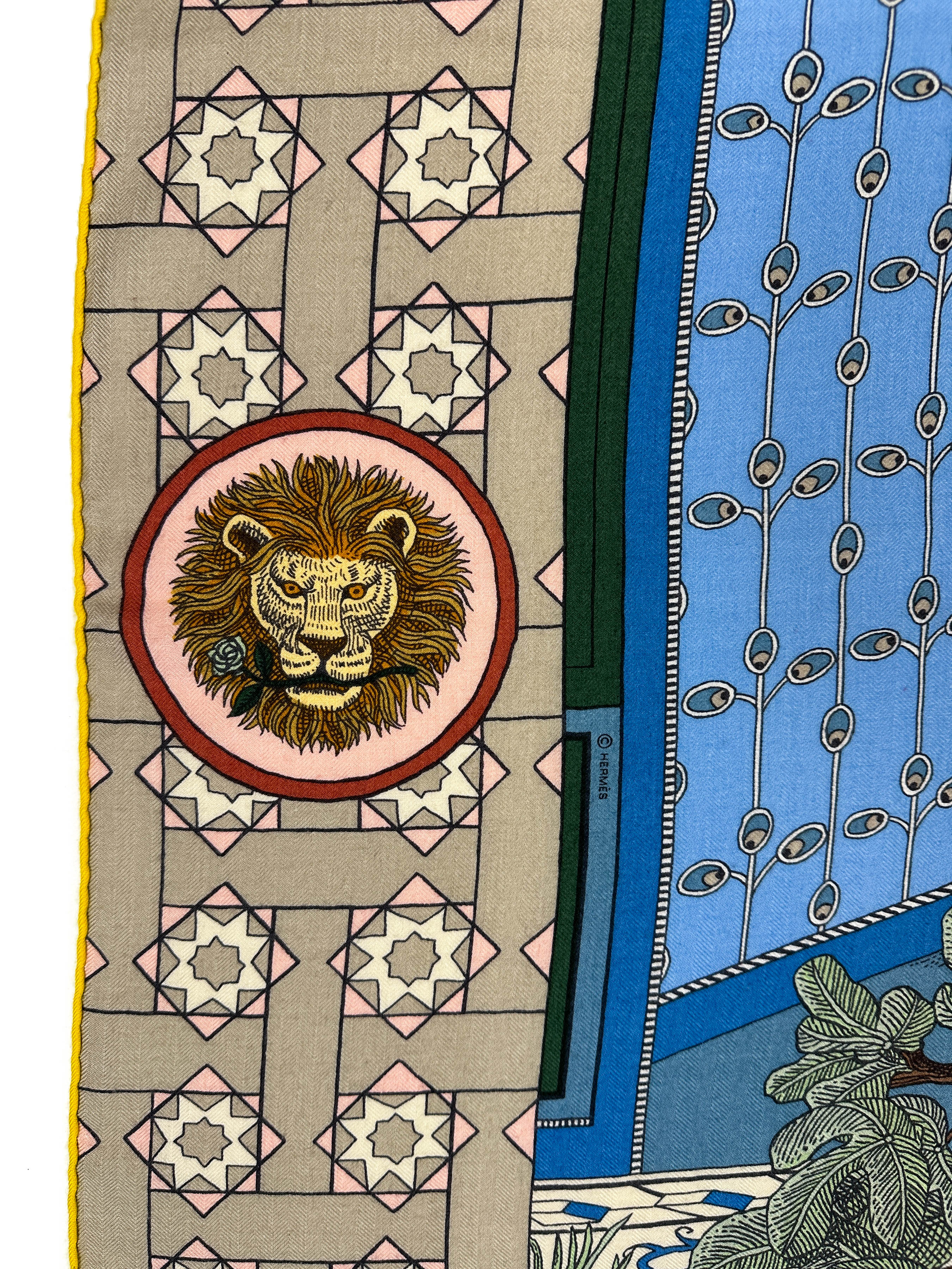 Hermès La Danse des Amazones Cashmere Silk 140