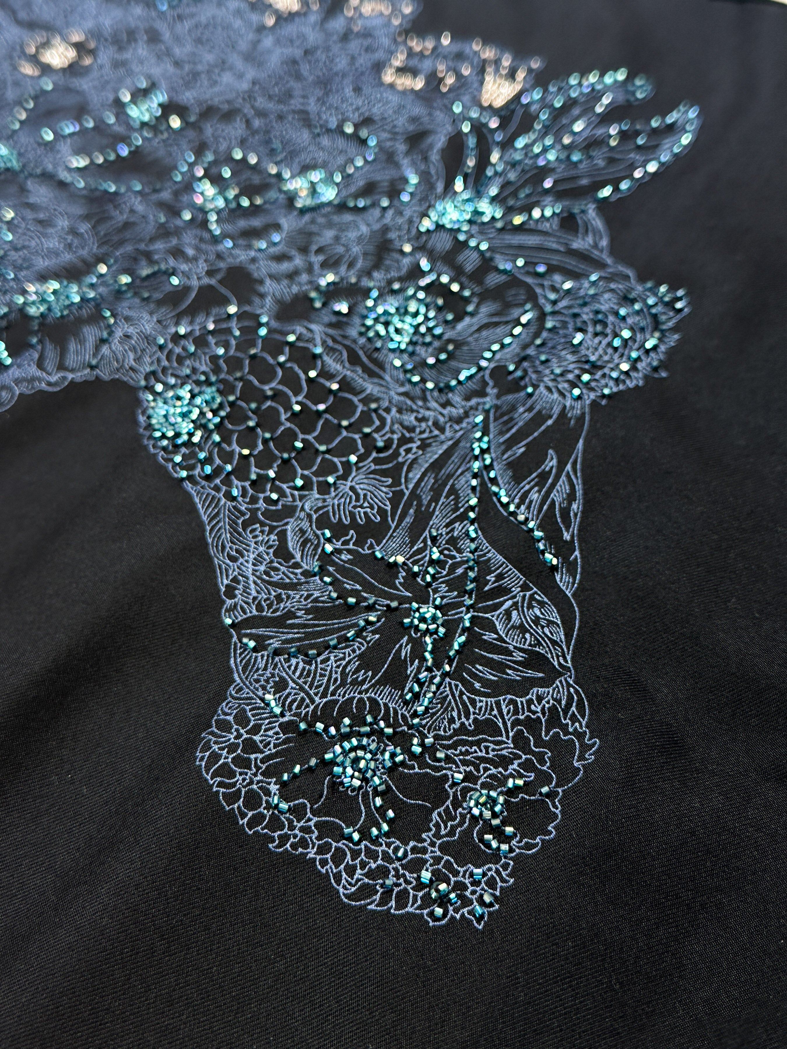 Hermès Robe Légère Beaded Exceptional 90