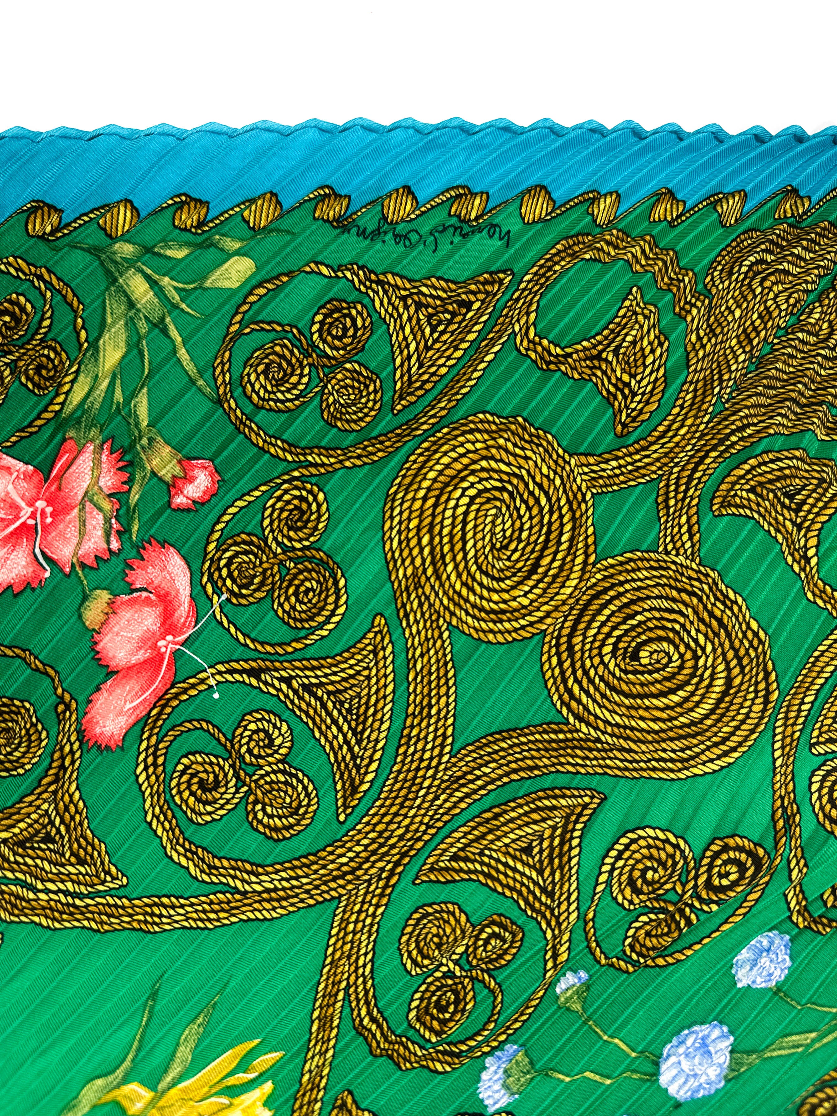 Hermès Arabesques Plissé 90
