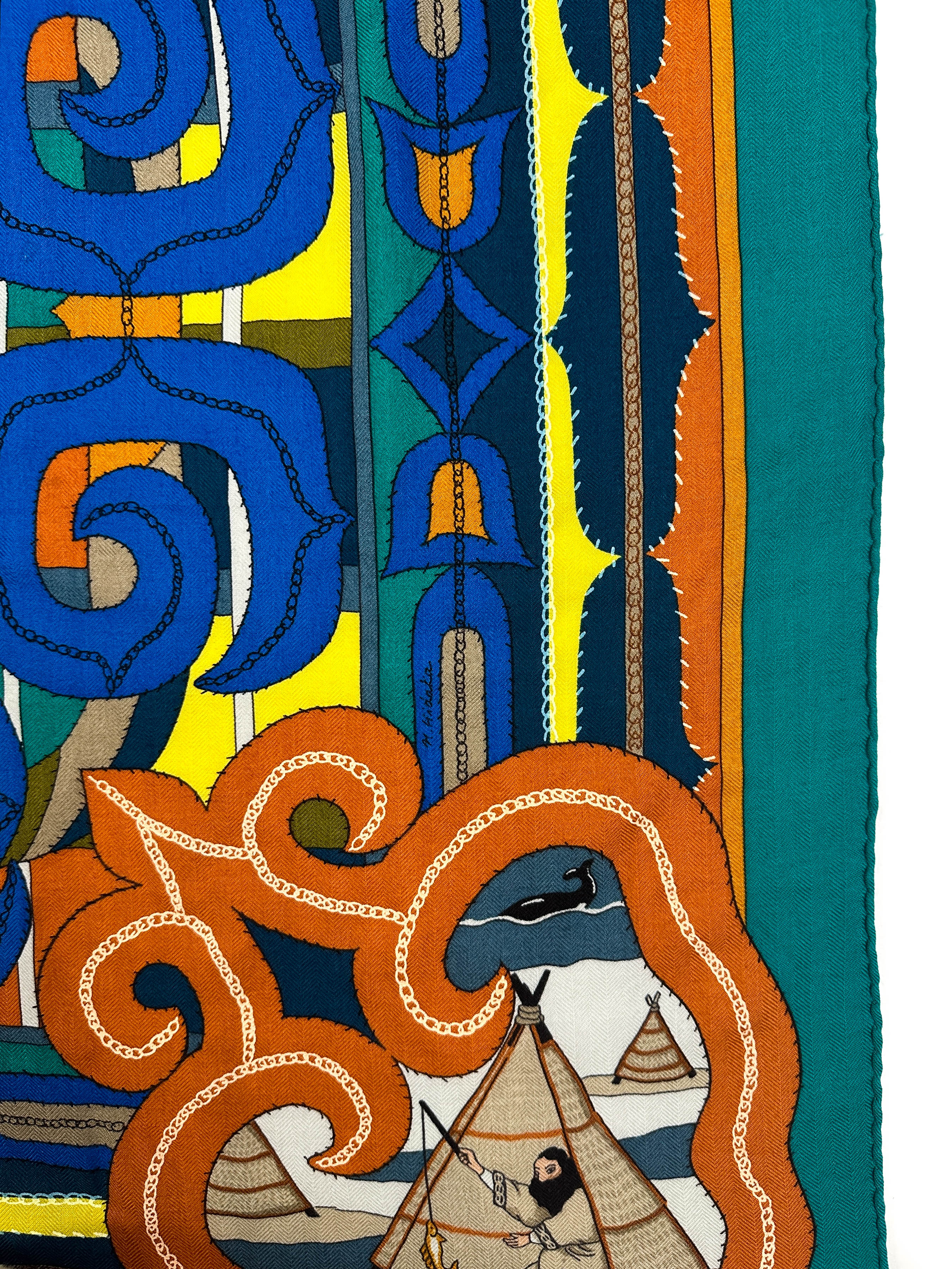 Hermès Esprit Aïnou Cashmere Silk 140