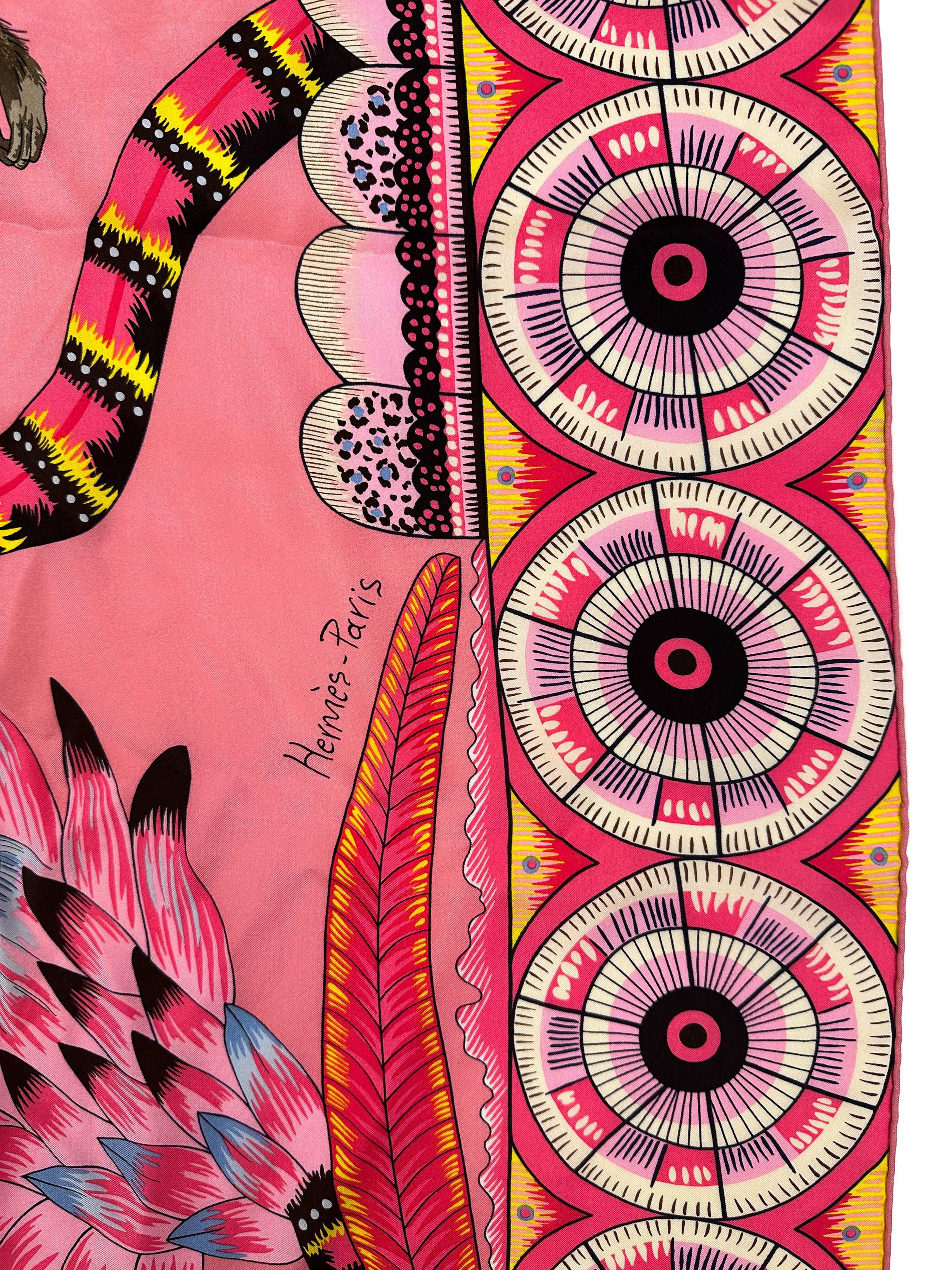 Hermès The Savana Dance Wash Silk 140