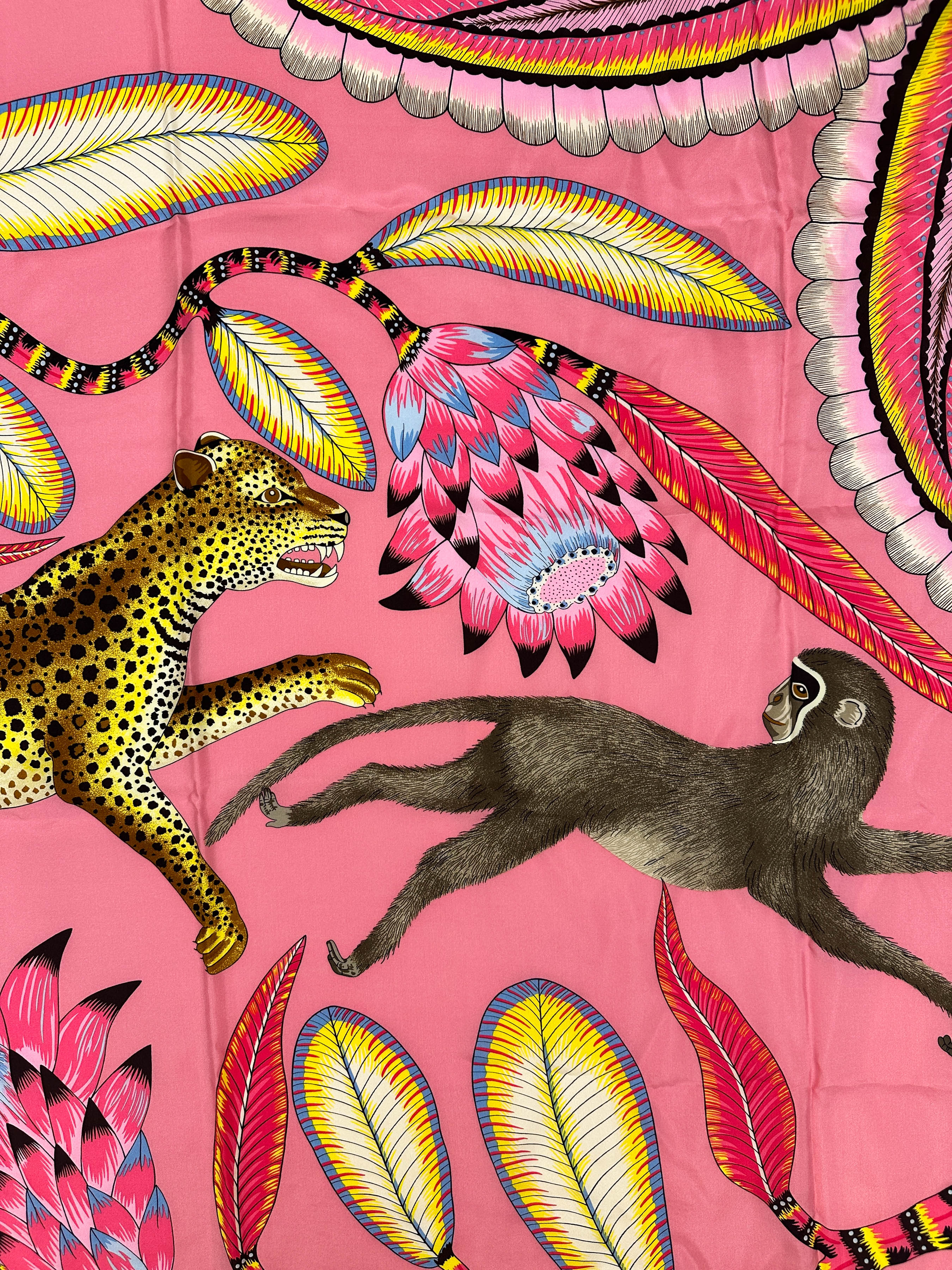 Hermès The Savana Dance Wash Silk 140