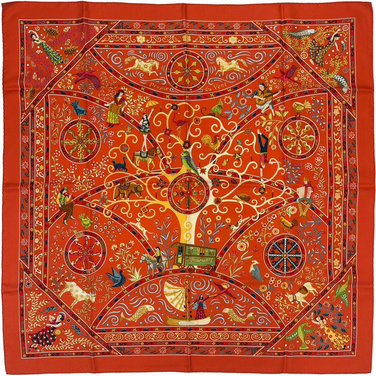 Hermès Peuple Du Vent 90