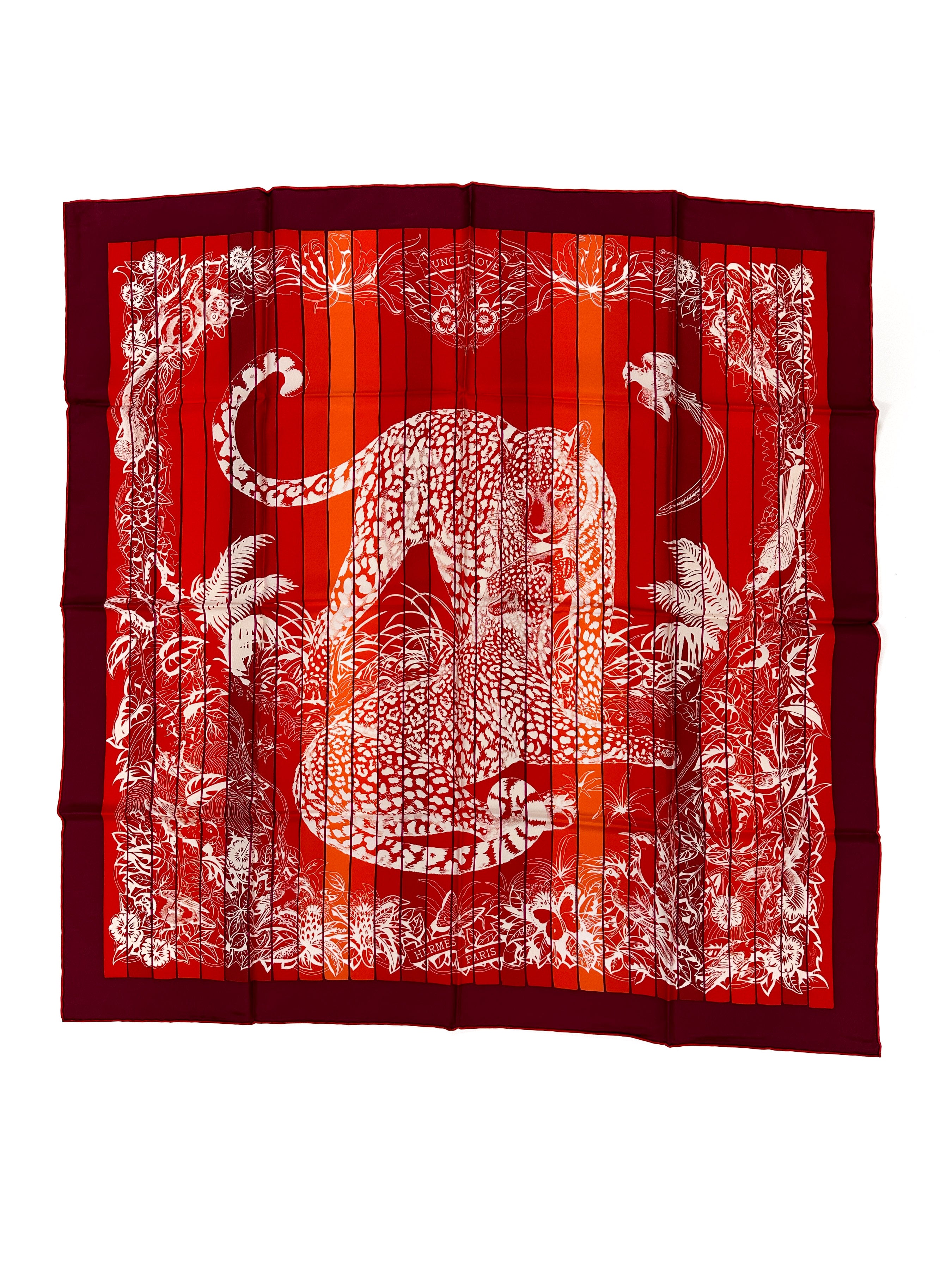 Hermès Jungle Love Rainbow 90