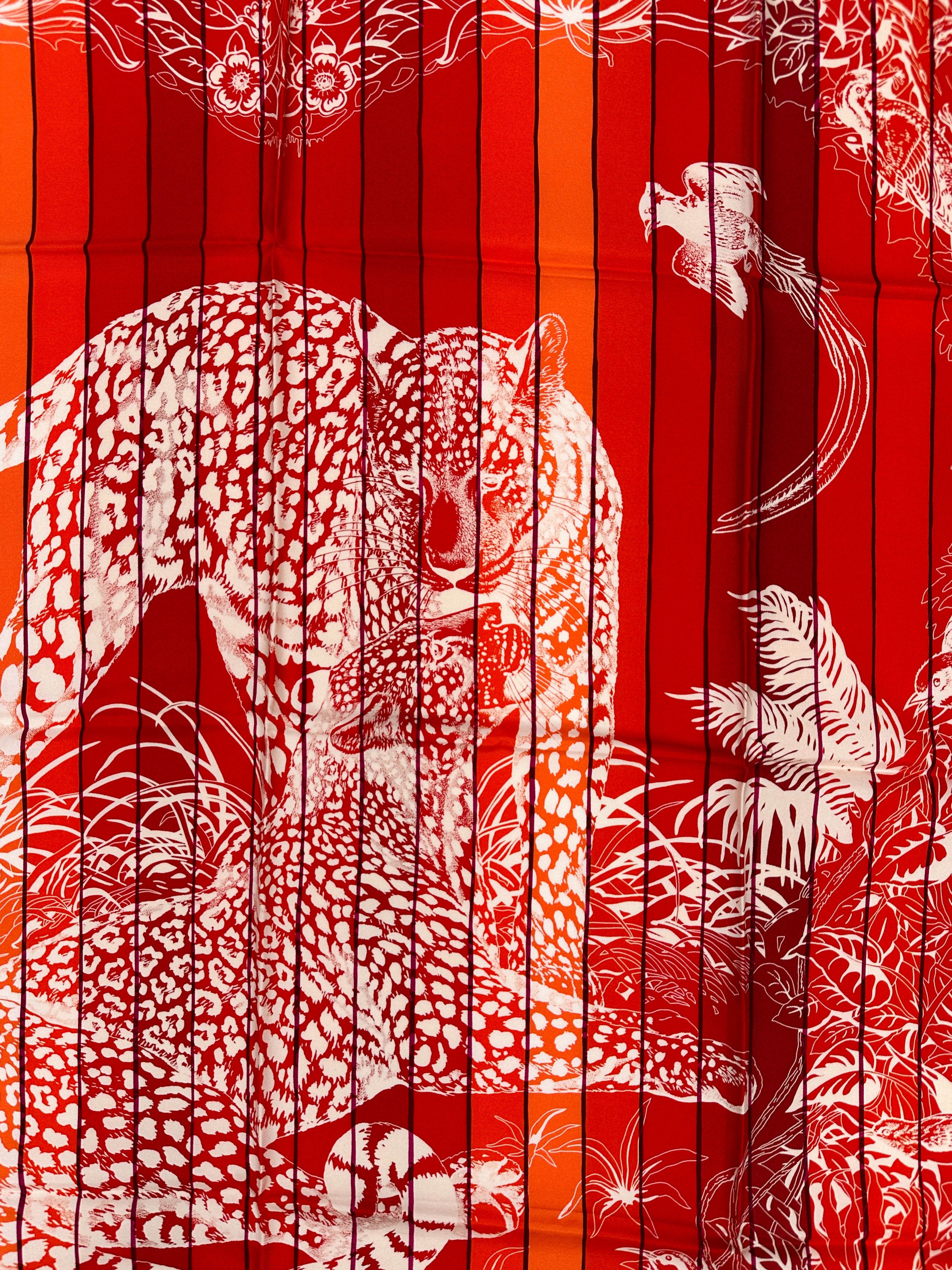 Hermès Jungle Love Rainbow 90